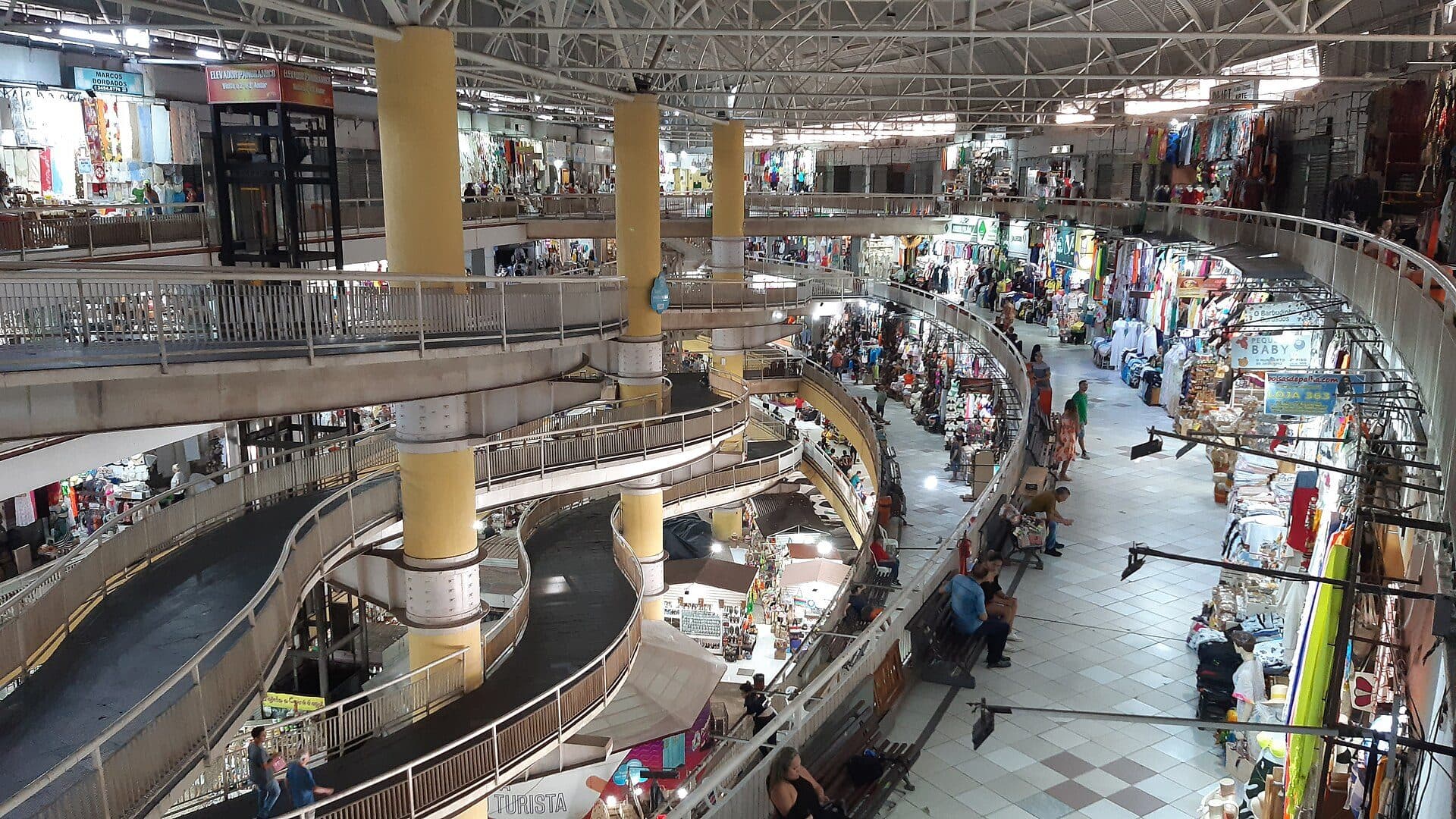 Vista do Mercado Central de Fortaleza no Ceará