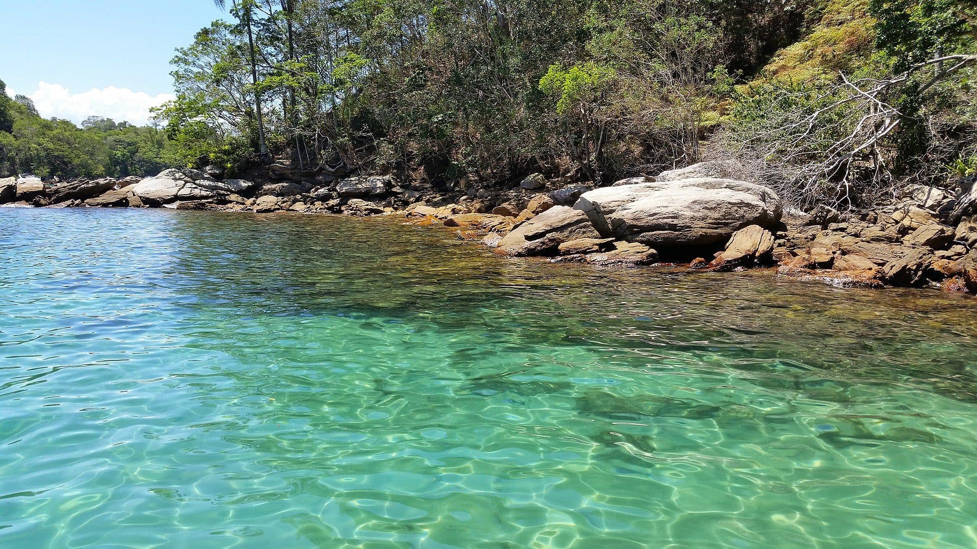 Vista da Lagoa Azul em Angra dos Reis