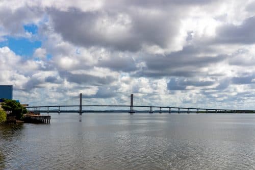 Vista do Rio Sergipe na cidade de Aracaju