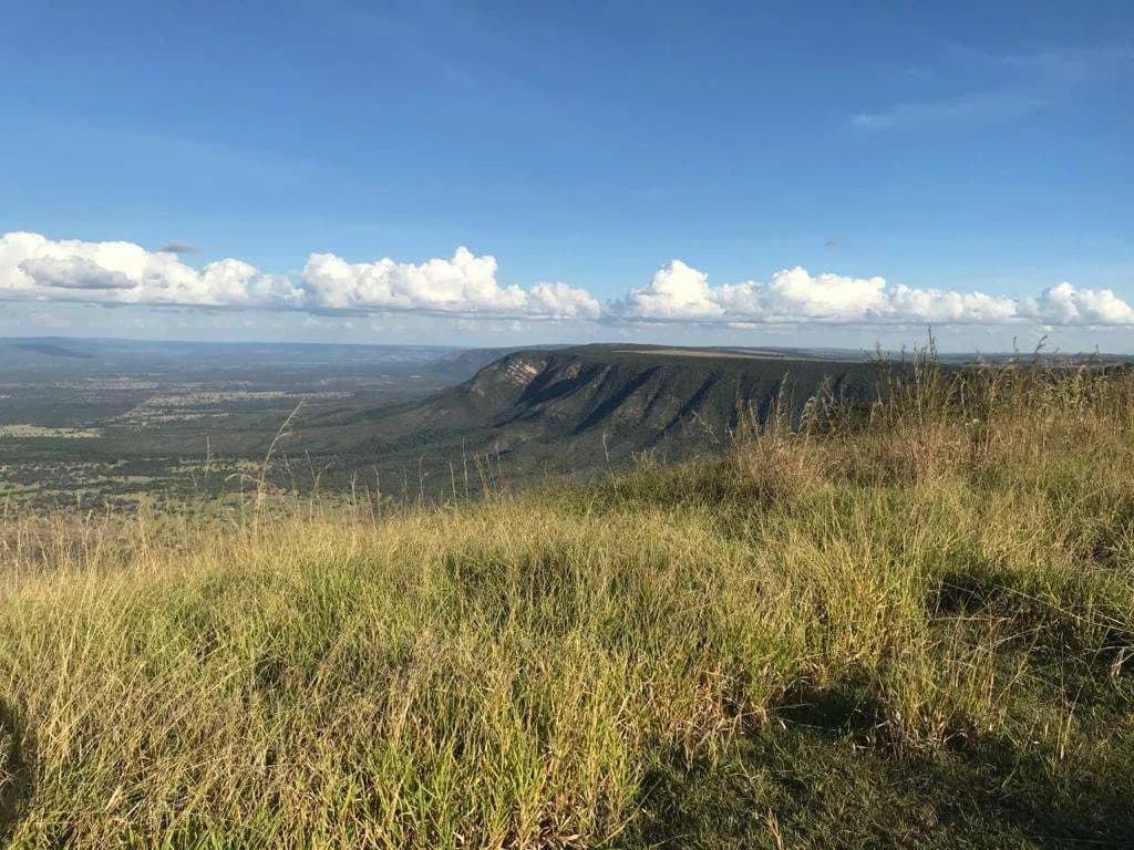 Vista do mirante e da rampa de decolagem de voo livre