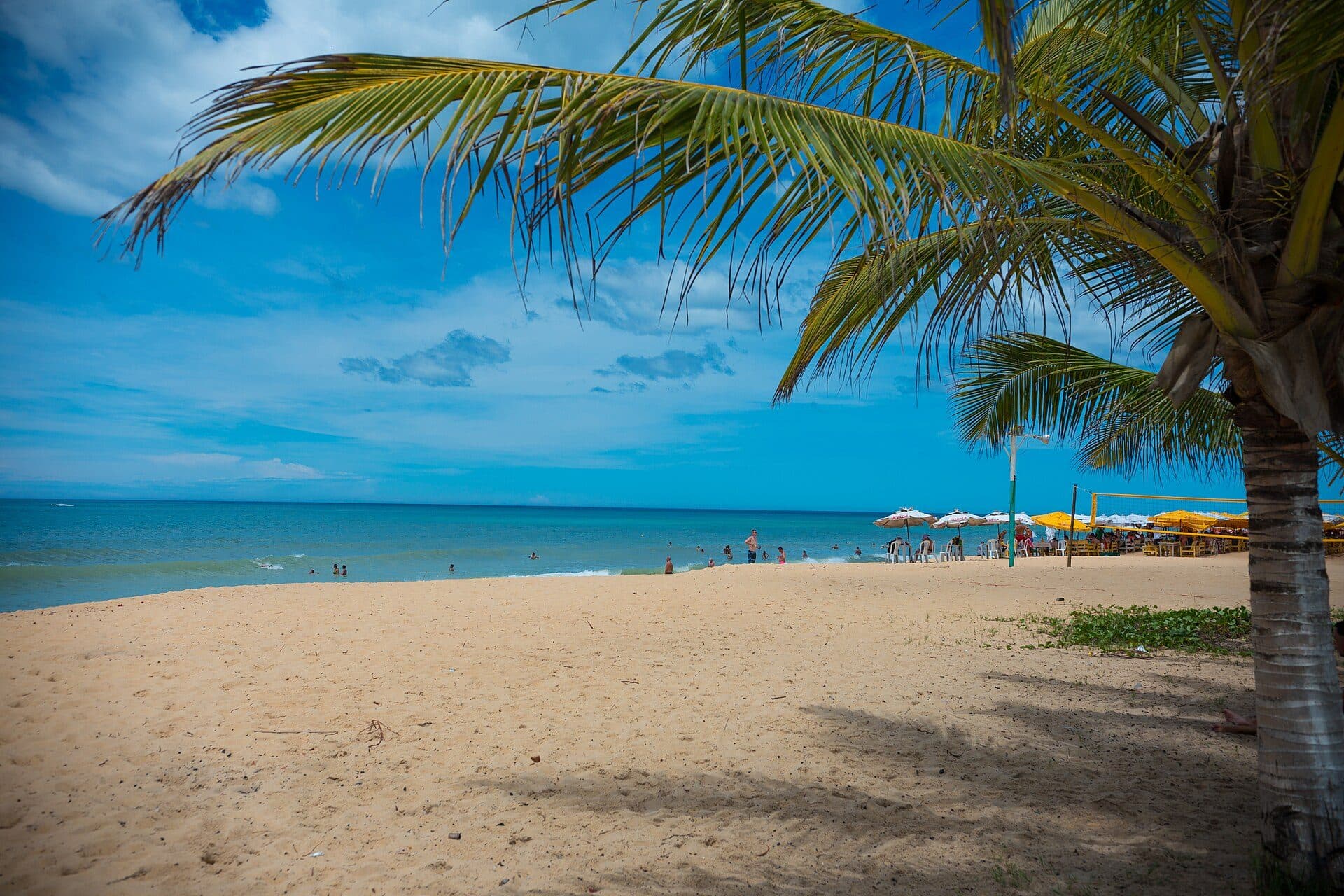 Vista da Praia dos Nativos em Trancoso, na Bahia