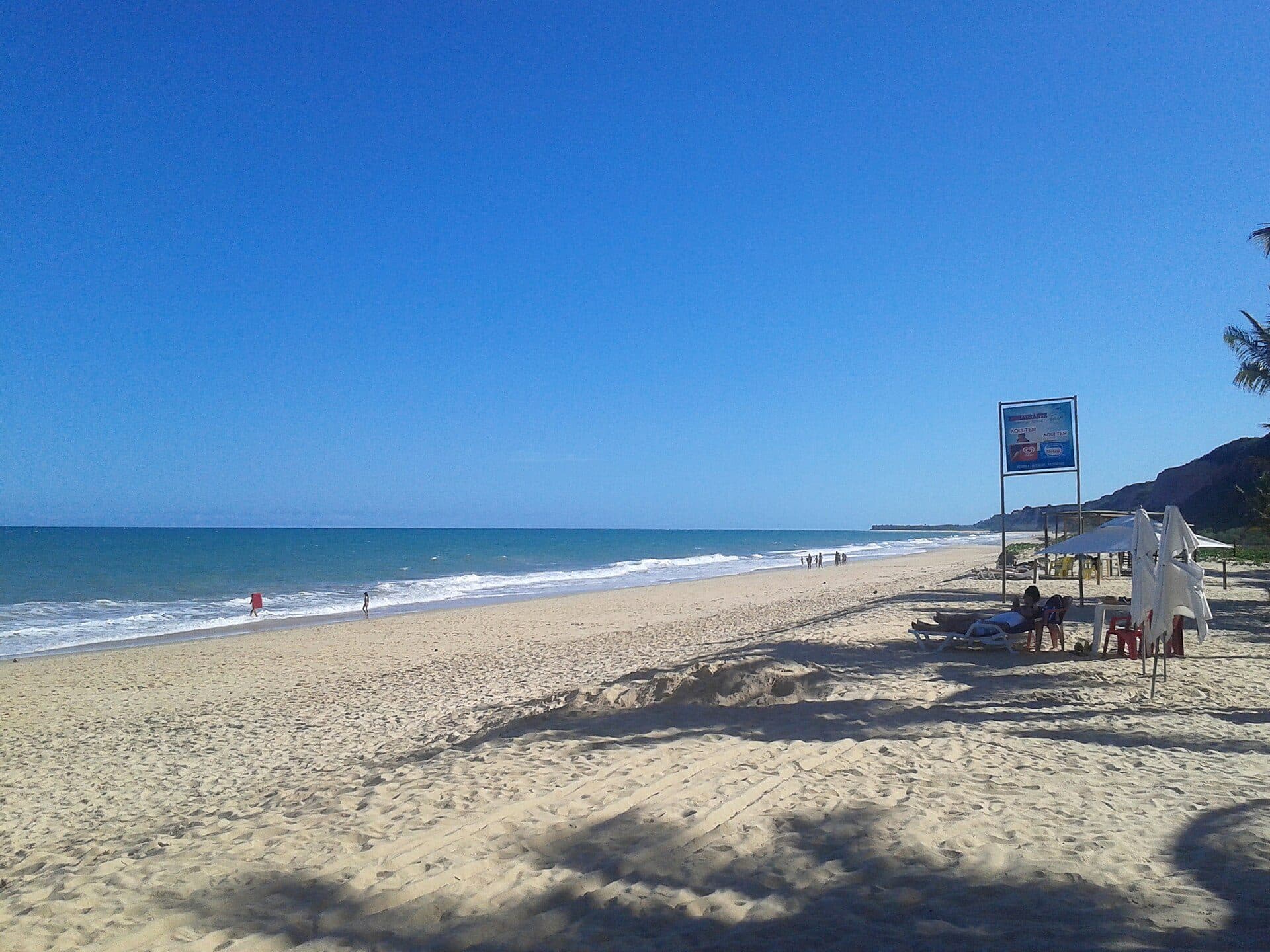 Vista da Praia de Taípe em Trancoso, Porto Seguro