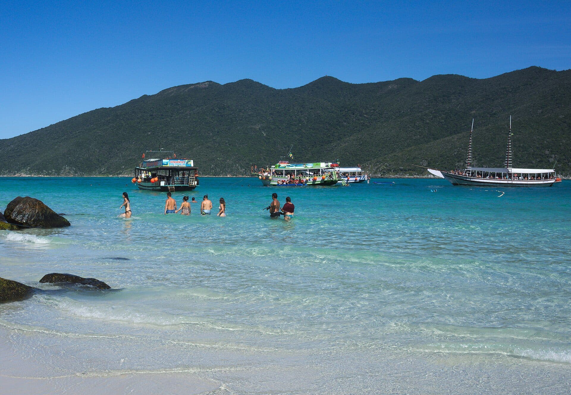 Vista da Praia do Farol em Arraial do Cabo