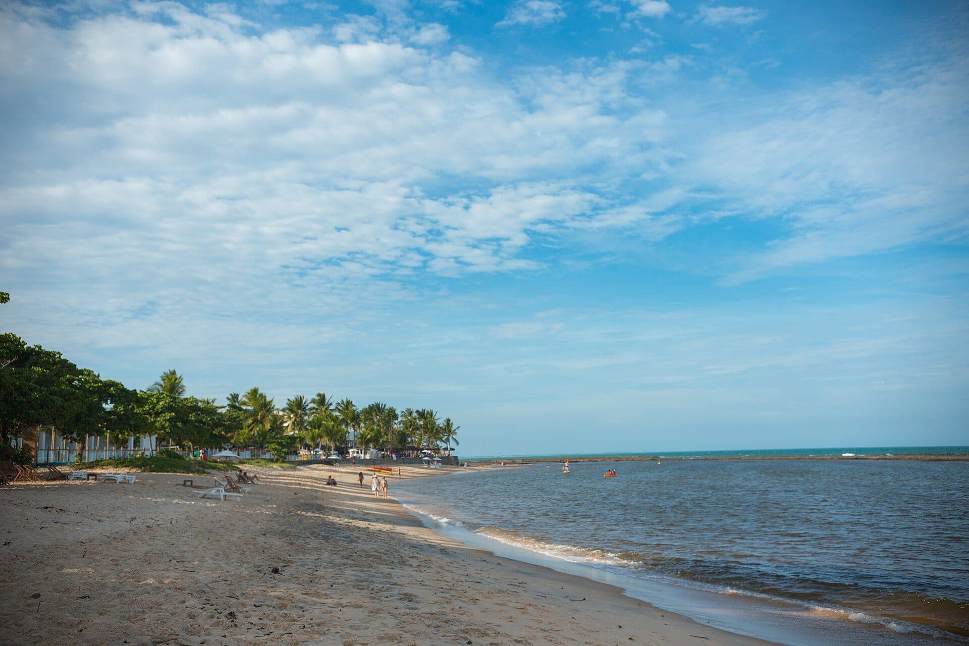 Vista da Praia do Apaga Fogo em Arraial d'Ajuda na Bahia