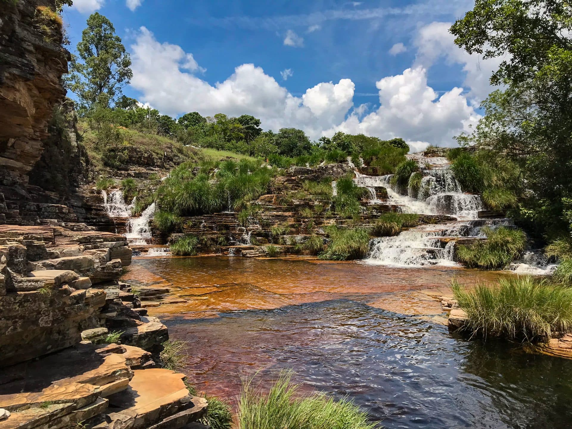 Vista do cânion no Cascata Eco Parque em Capitólio, Minas Gerais