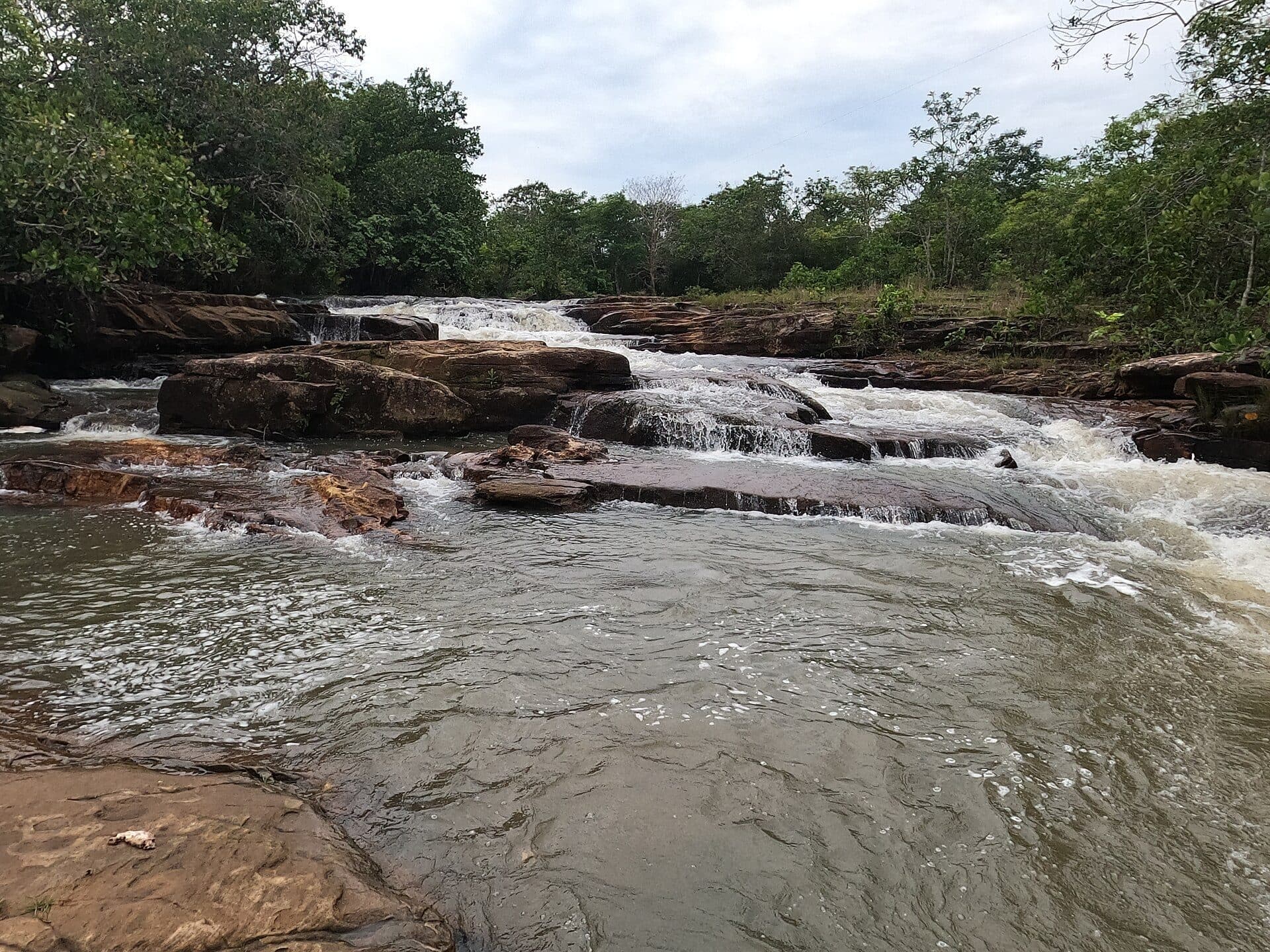 Vista do Rio da Casca na Cachoeira da Martinha