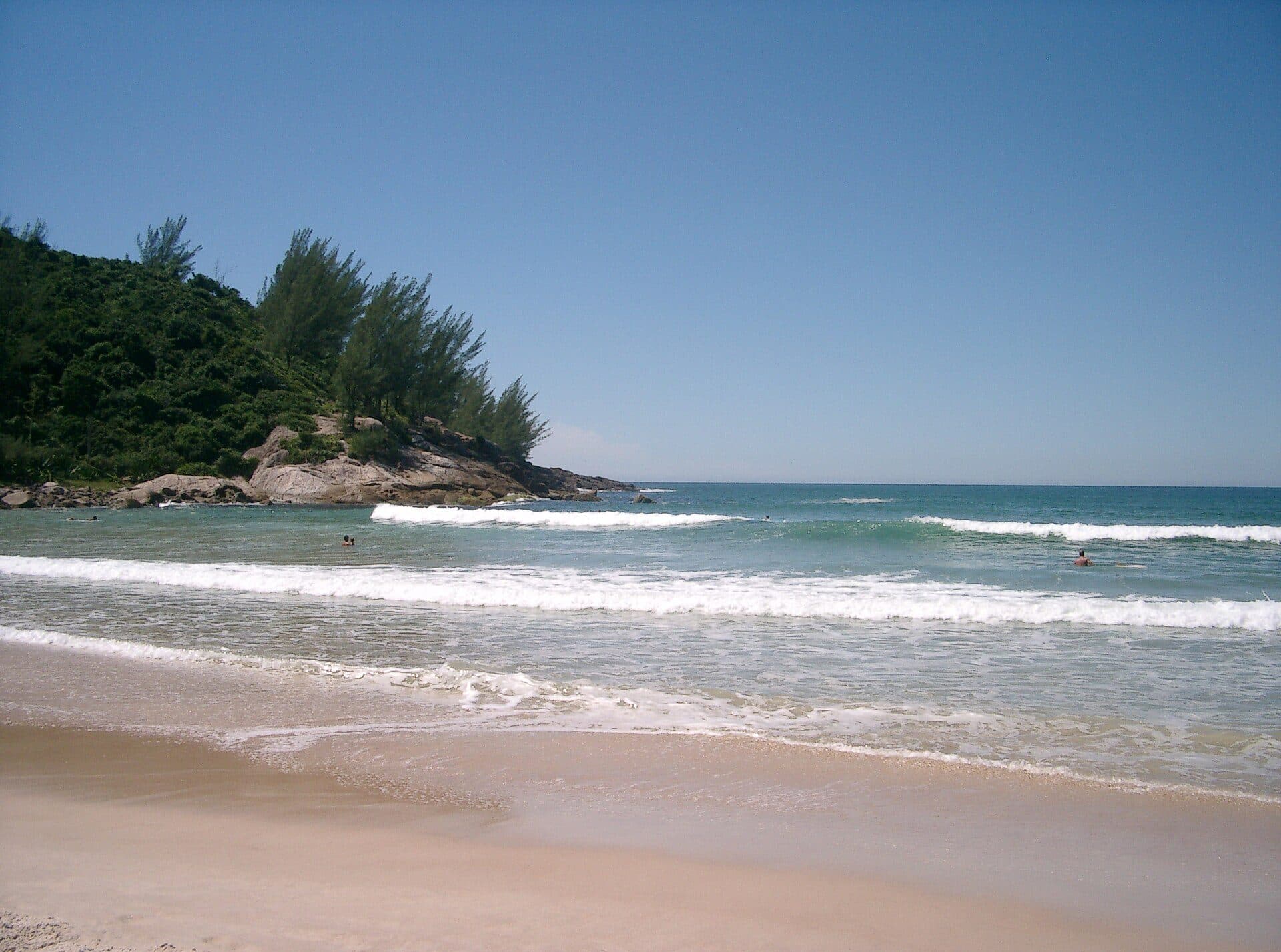 Vista da Praia da Ferrugem em Garopaba