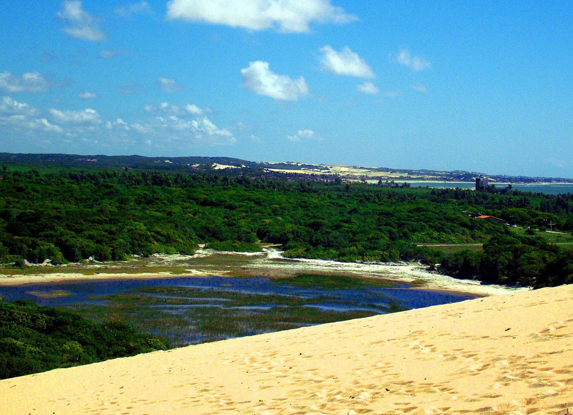 Vista da Lagoa de Genipabu em Natal