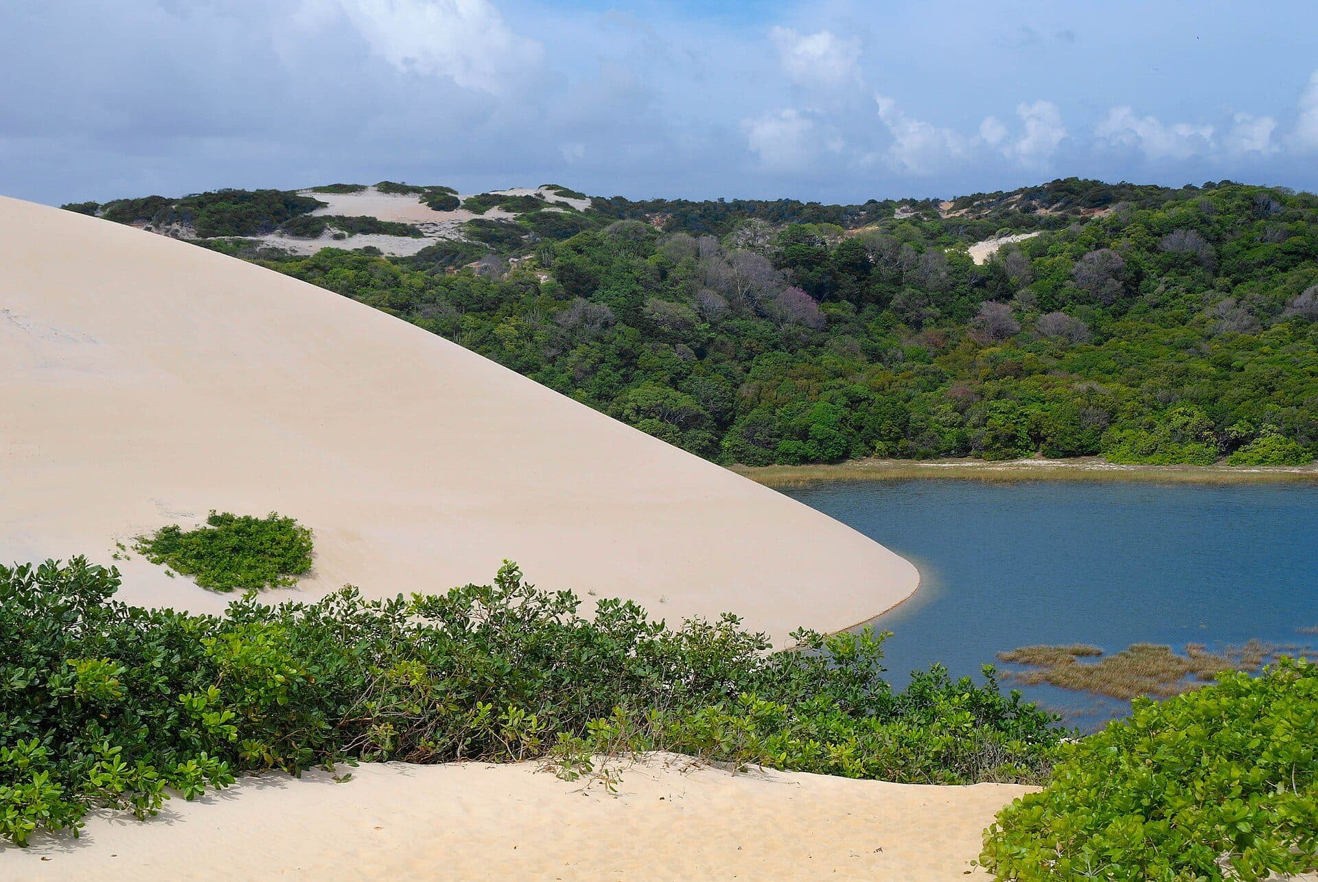 Paisagem das Dunas de Genipabu no Rio Grande do Norte