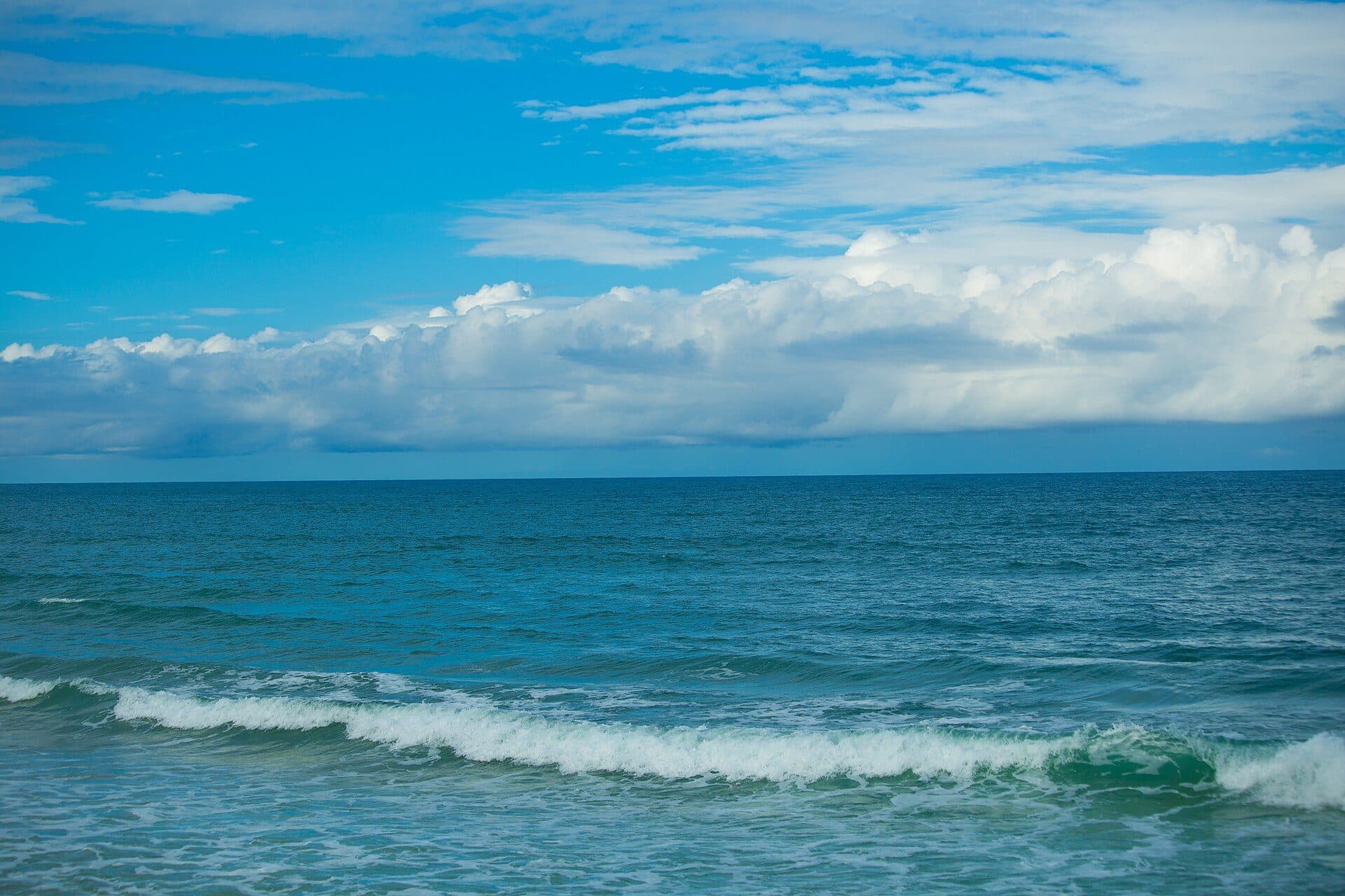 Vista da Praia do Norte em Ilhéus, na Bahia