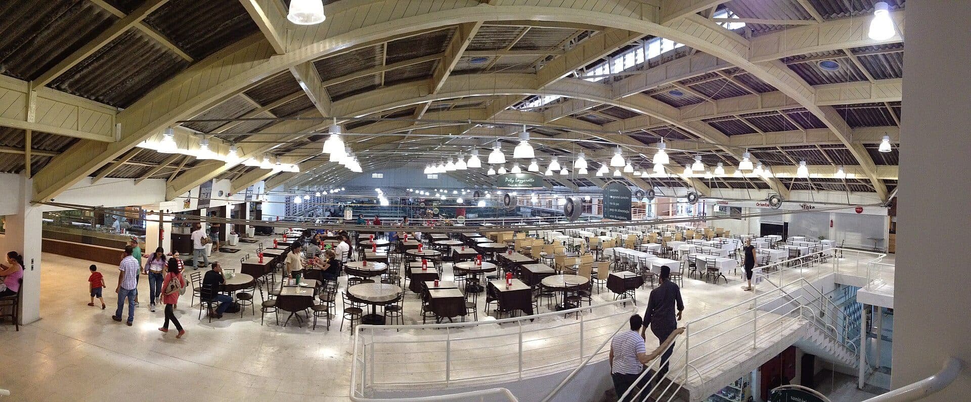 Vista do Mercado Municipal de Curitiba no Paraná