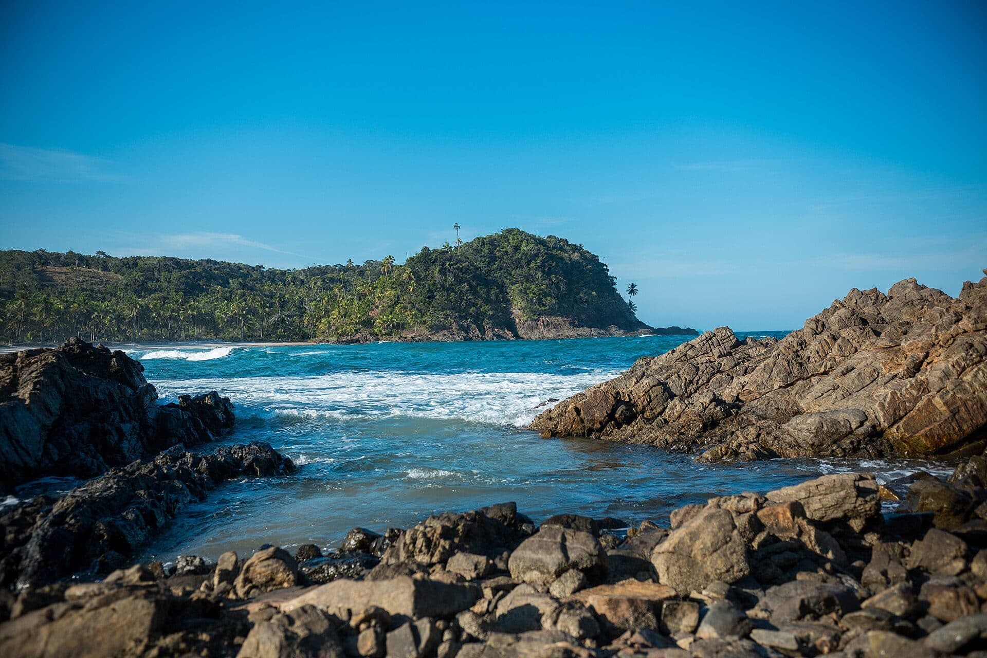 Vista da Prainha em Itacaré, na Bahia