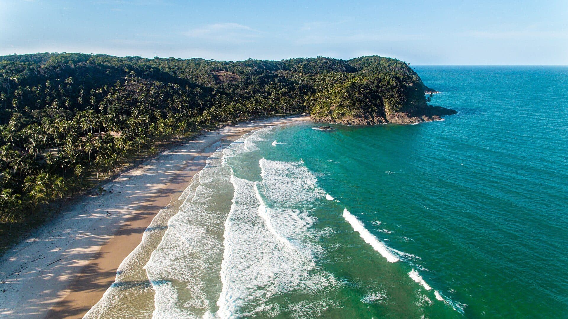 Vista da Prainha em Itacaré, no litoral da Bahia
