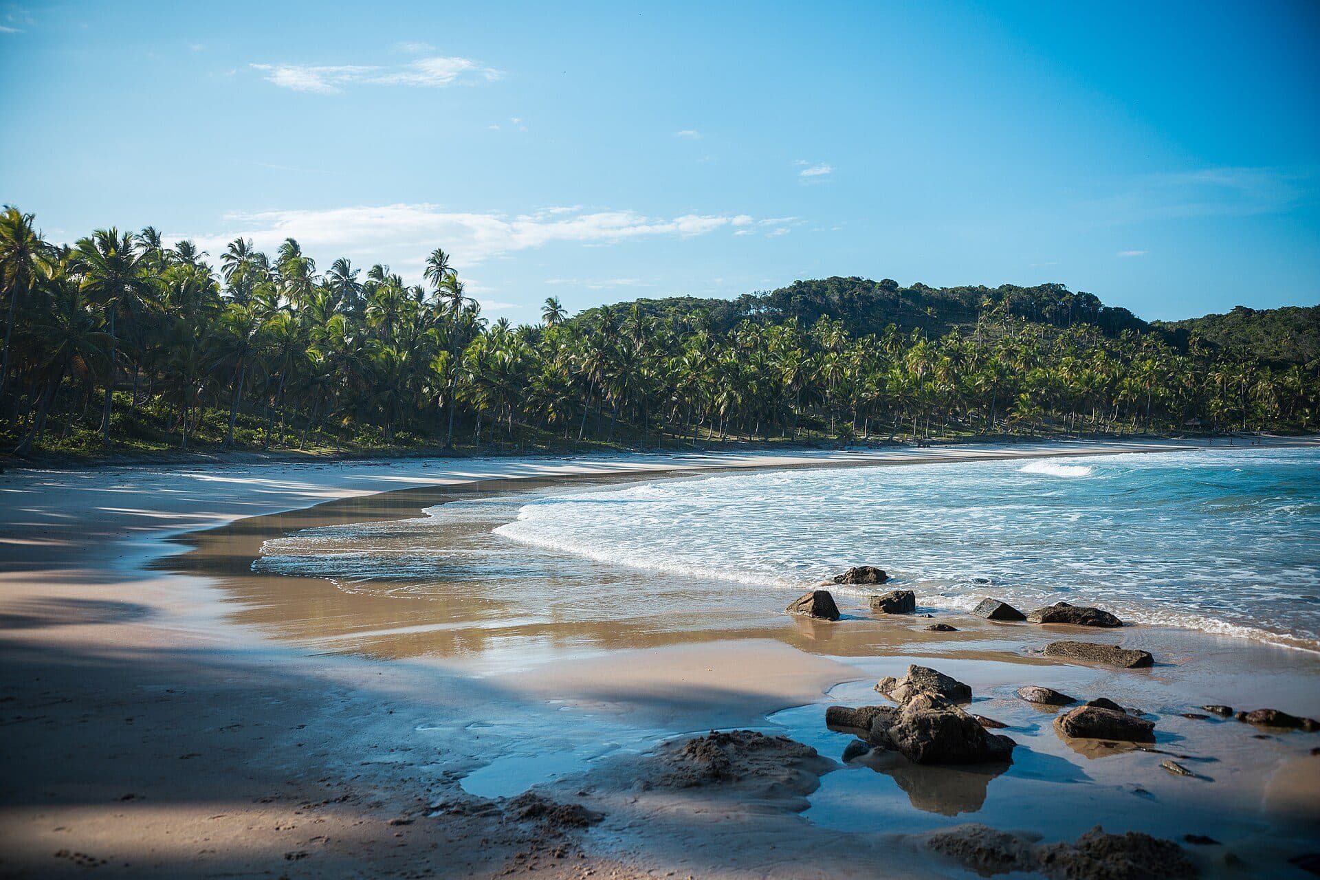 Vista da Prainha em Itacaré, no litoral da Bahia