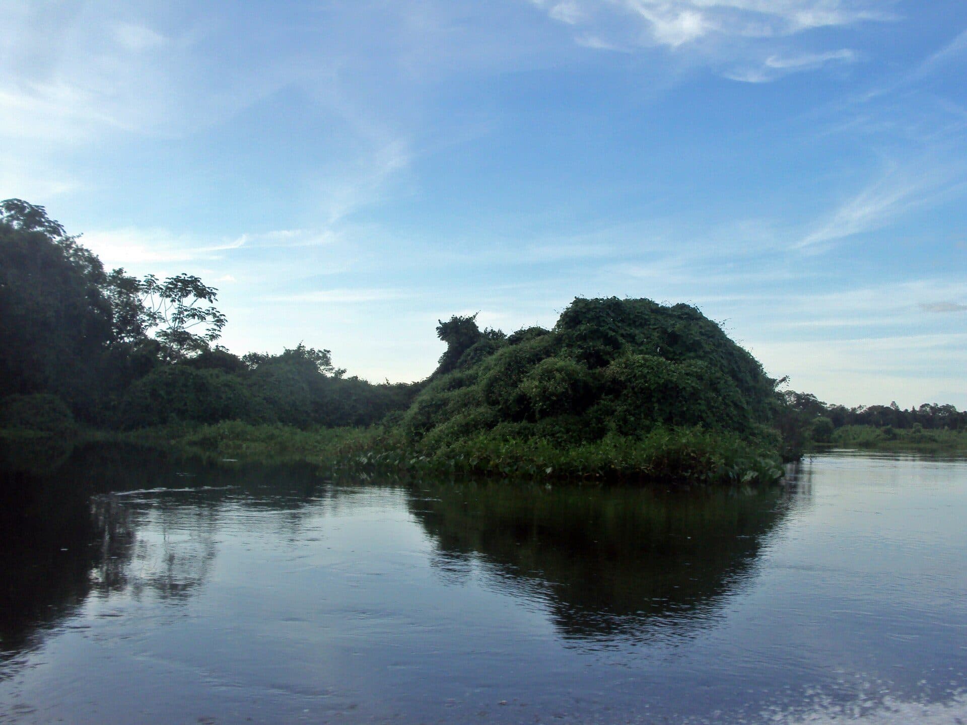 Paisagem natural com as águas do Rio Cuiabá