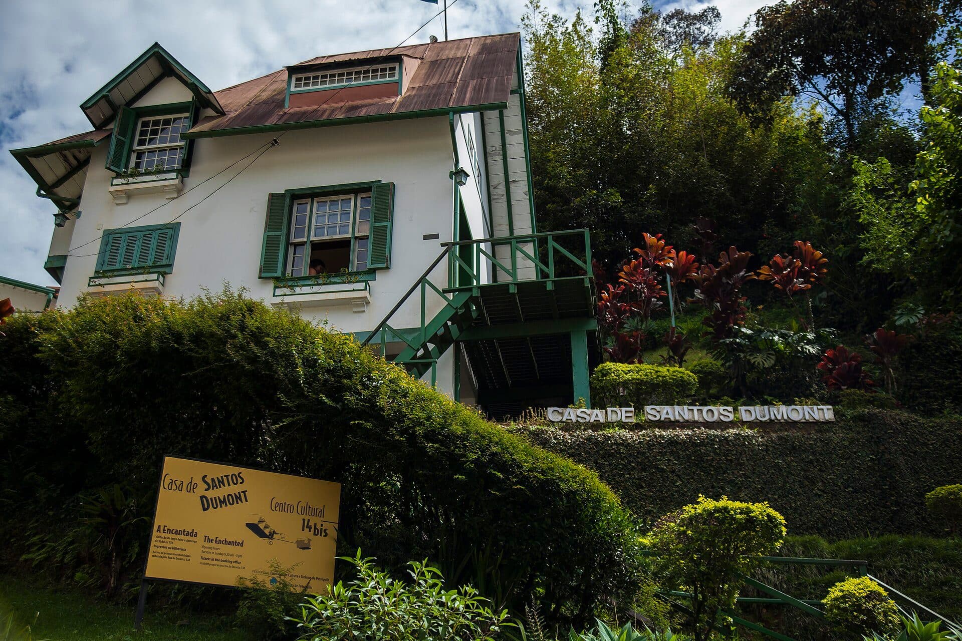 Museu Casa de Santos Dumont localizado em Petrópolis, Rio de Janeiro