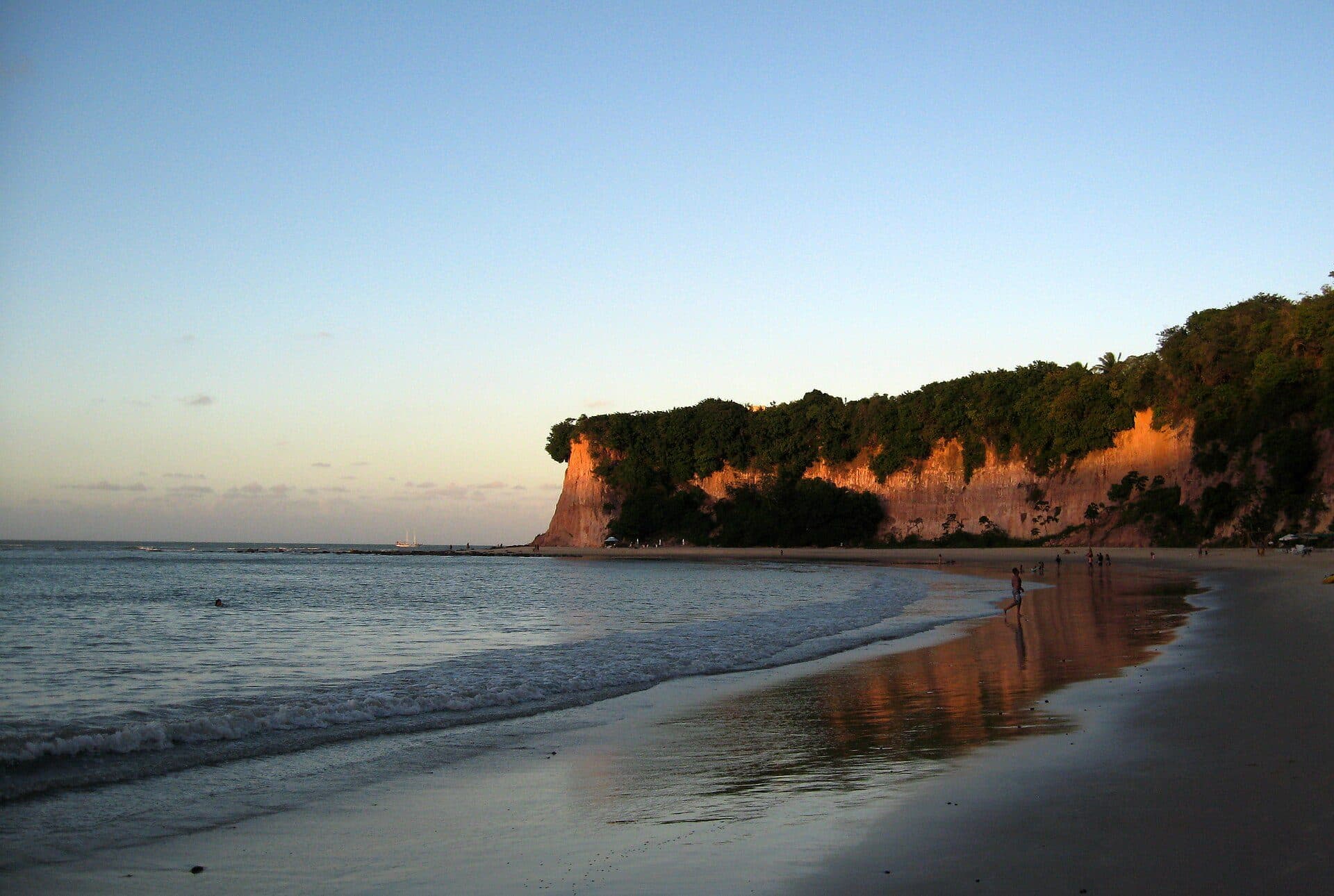 Vista da Praia dos Golfinhos na Praia de Pipa no Rio Grande do Norte