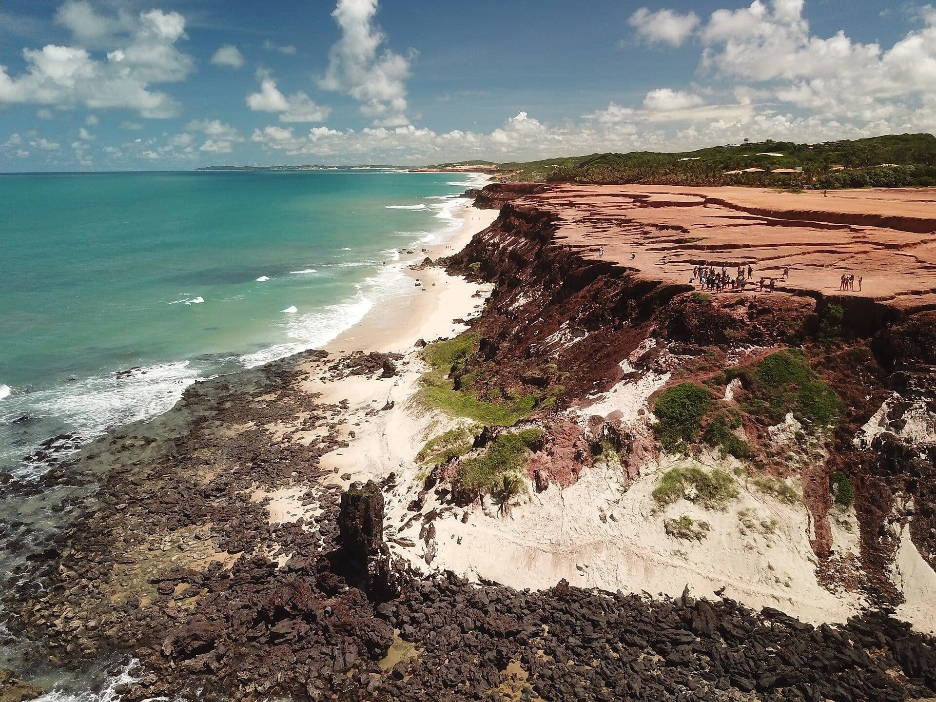 Vista do Chapadão para a Praia do Amor em Pipa