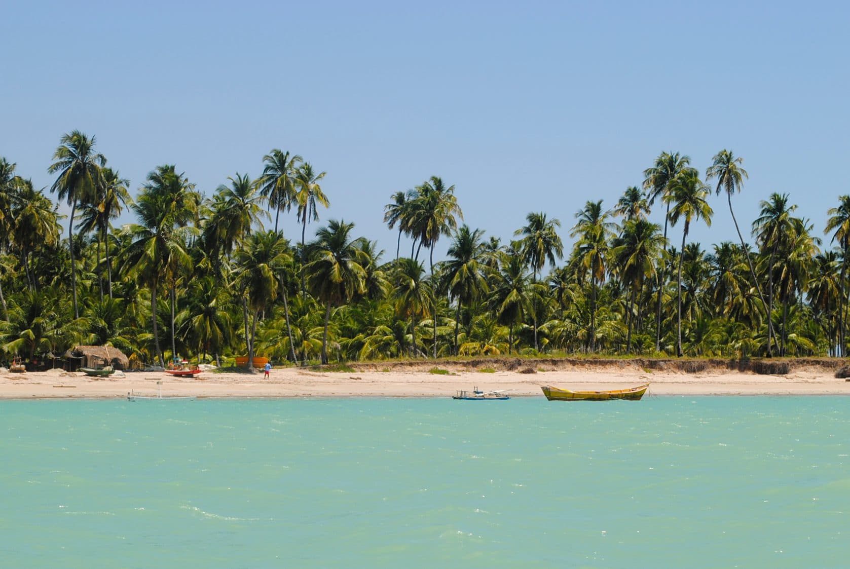 Vista da Praia de Ipioca em Maceió, Alagoas
