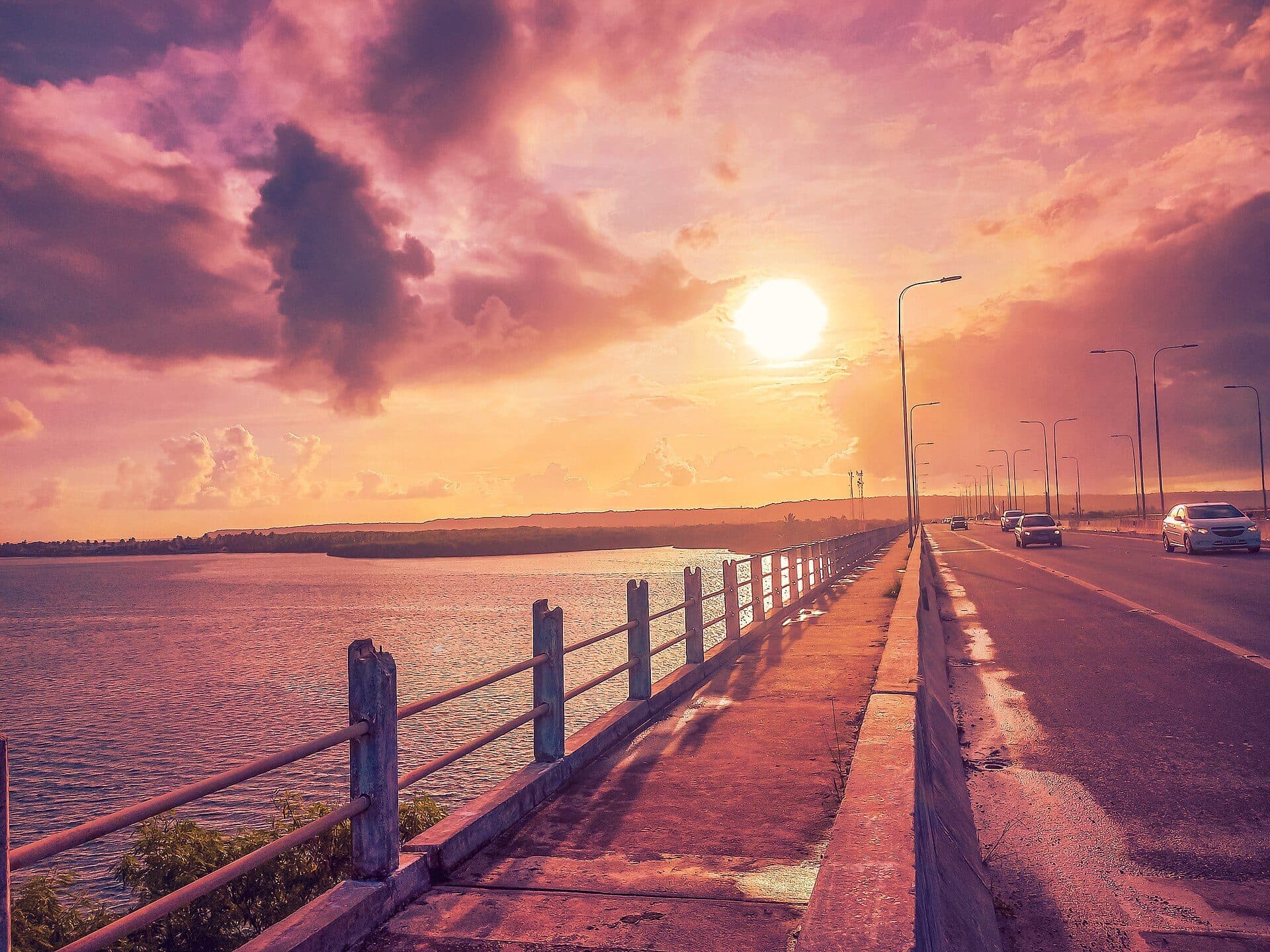 Vista da orla da cidade de Maceió, em Alagoas