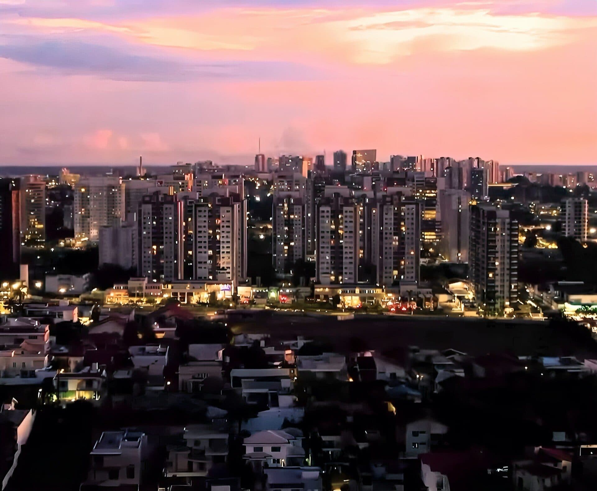 Vista da paisagem urbana da cidade de Manaus
