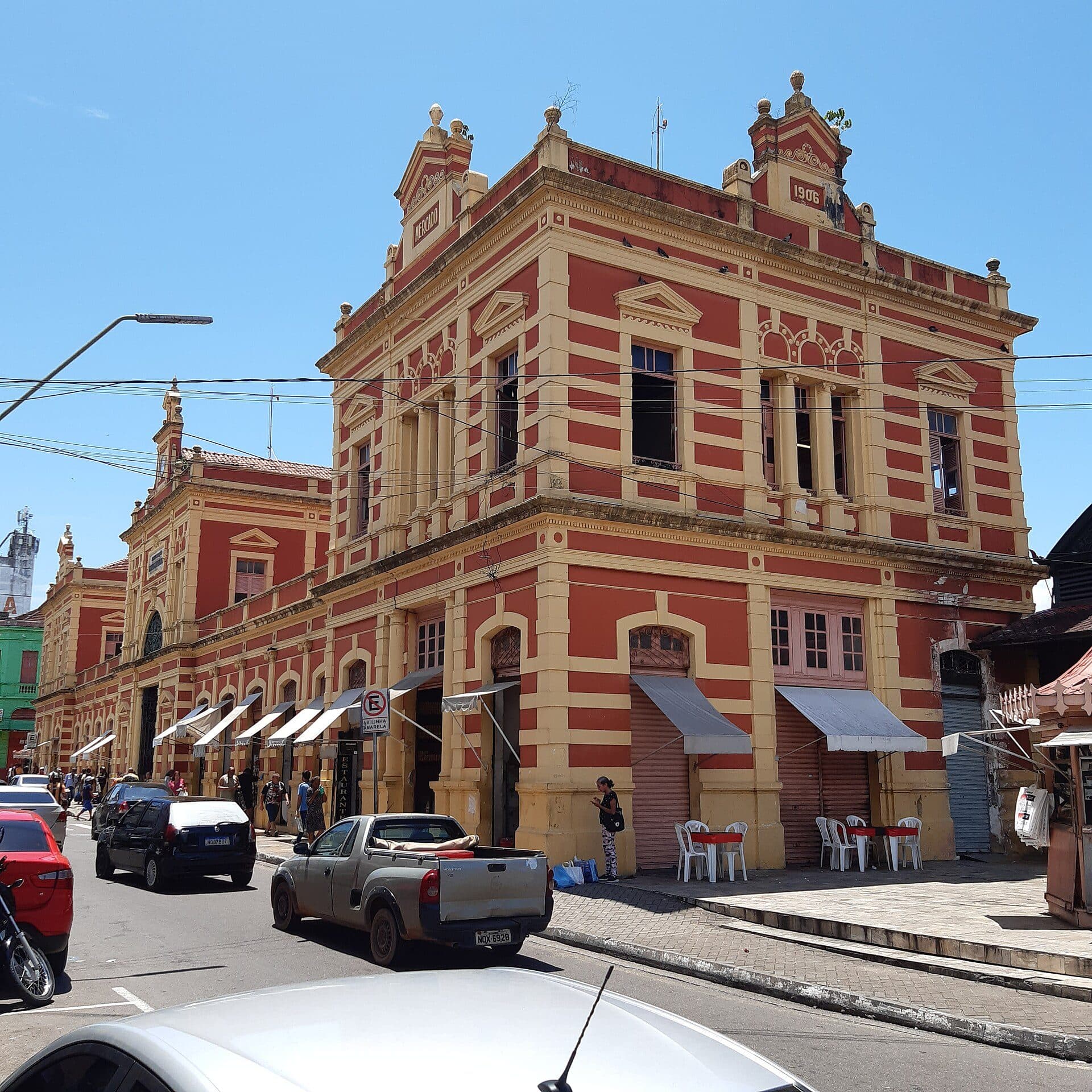 Vista do Mercado Municipal Adolpho Lisboa em Manaus