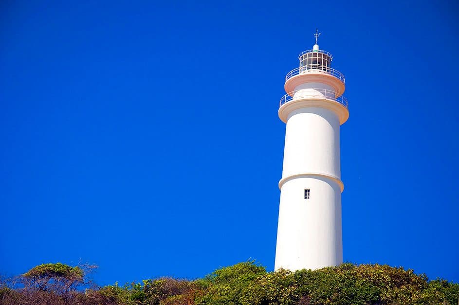 Vista do Farol de Mãe Luíza na cidade de Natal