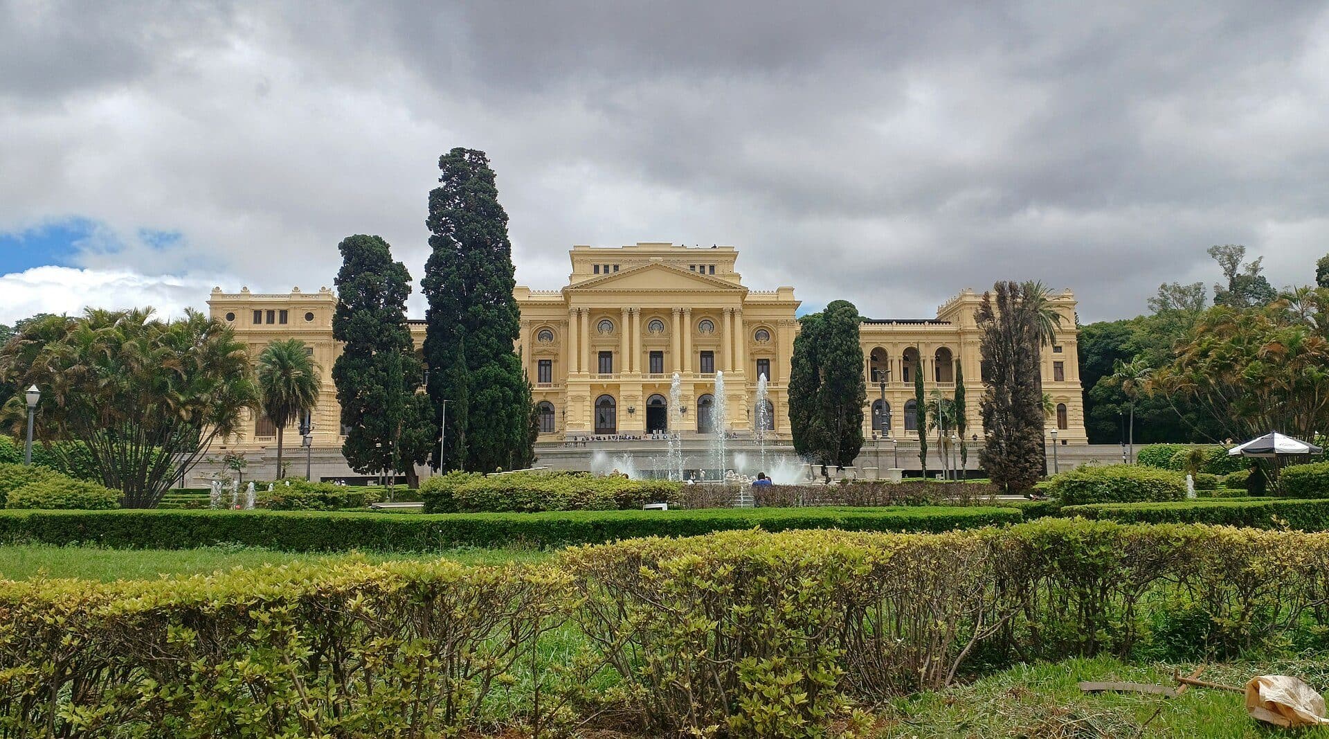 Fachada do Museu do Ipiranga na cidade de São Paulo