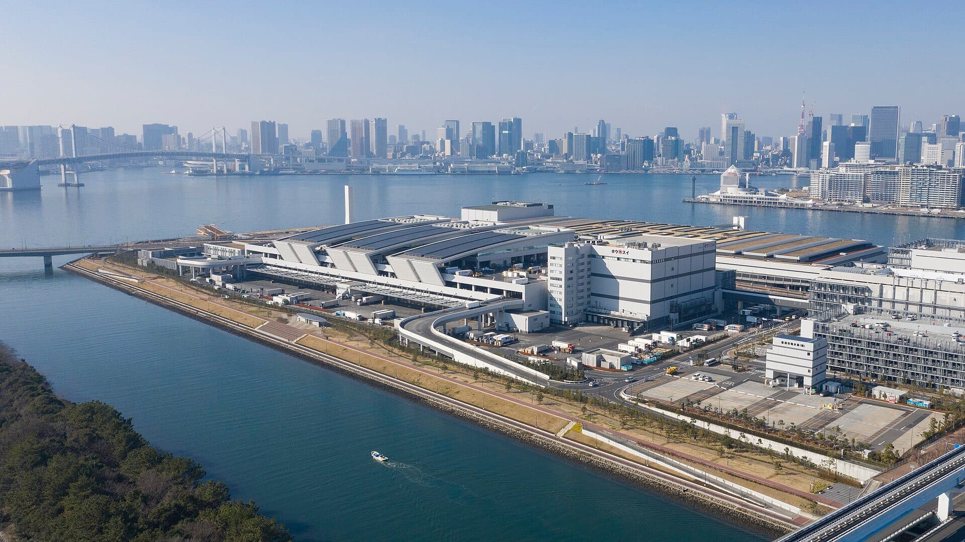 Visão geral do Toyosu Market em Tóquio