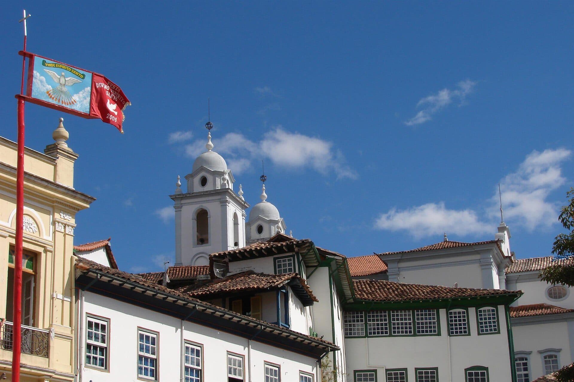 Vista do Centro Histórico de Diamantina em Minas Gerais