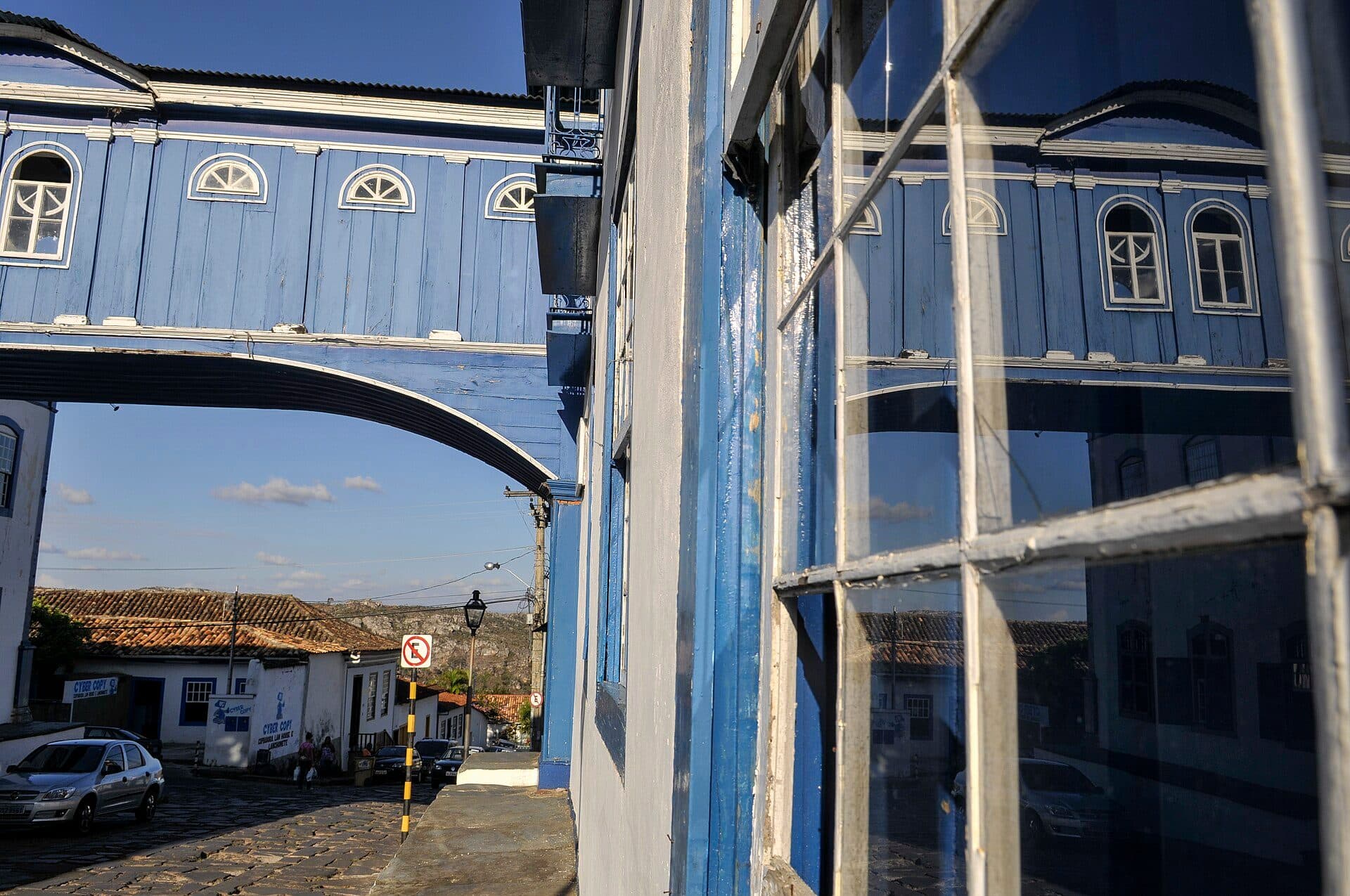 Vista da histórica Casa da Glória em Diamantina, Minas Gerais