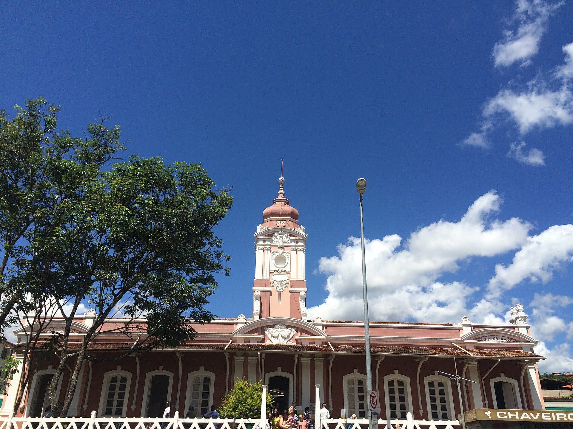 Vista da Estação Mariana na cidade de Mariana, Minas Gerais