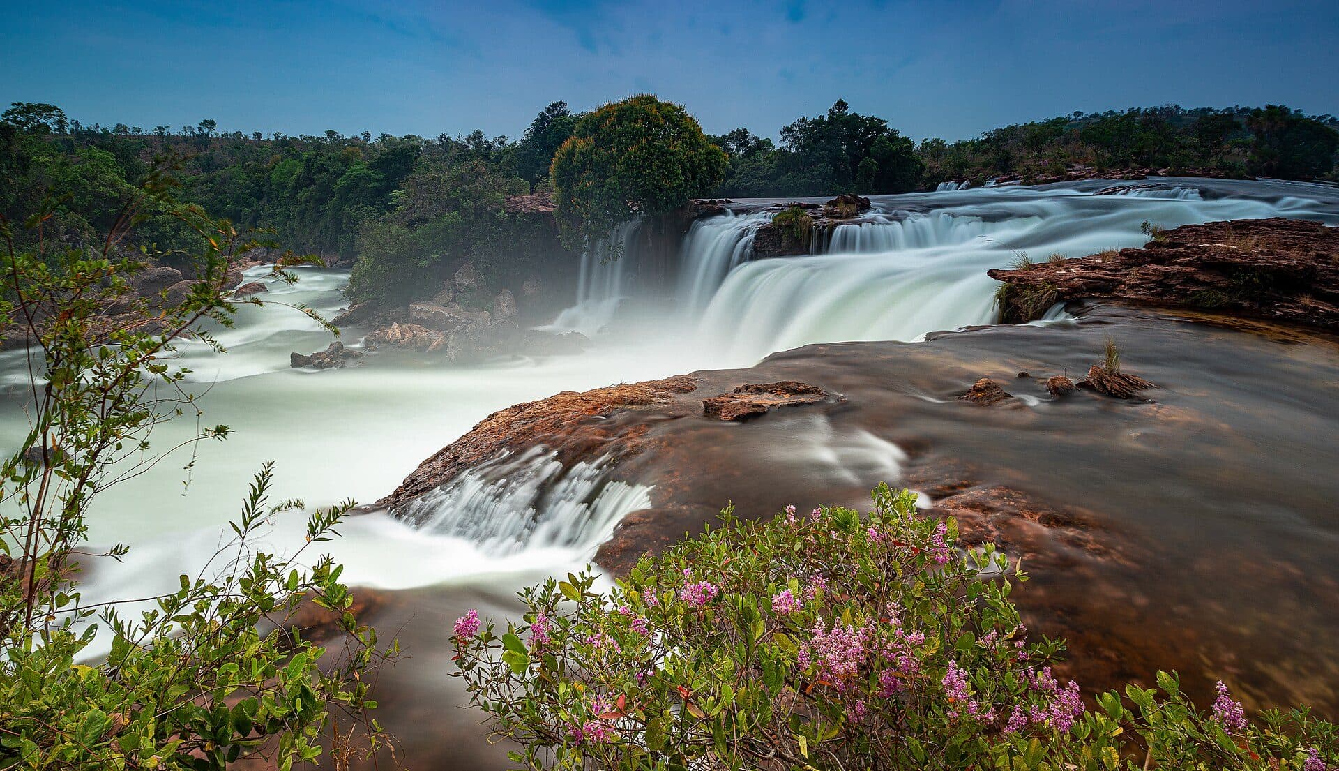 Vista da paisagem natural no Parque Estadual do Jalapão