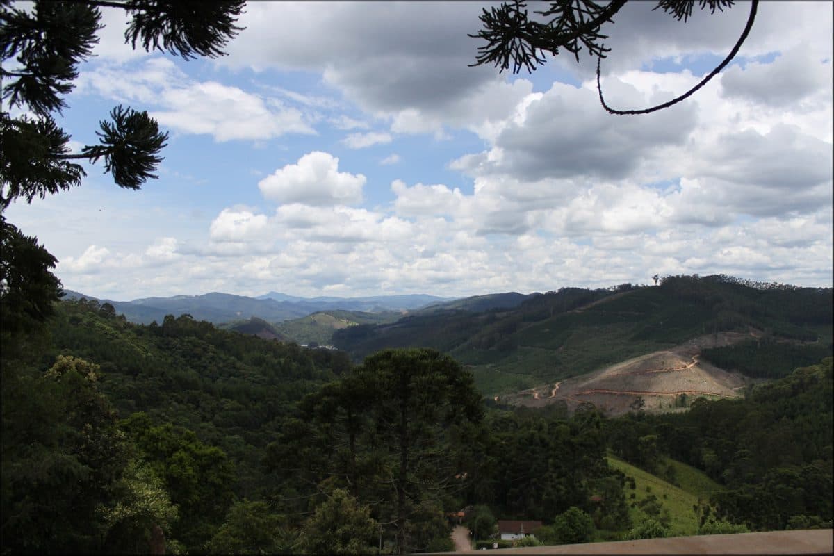 Vista da paisagem de Monte Verde em Minas Gerais