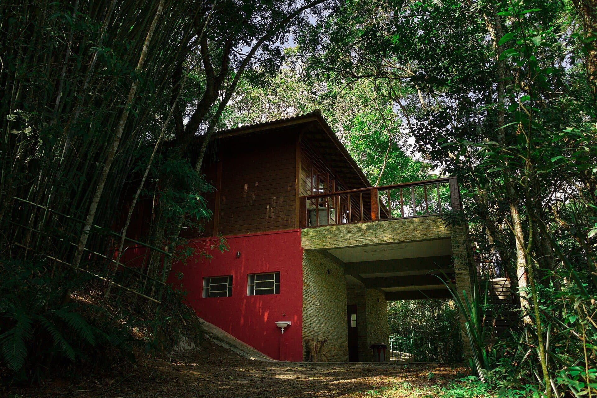 Vista da Escola Ambiental da Mata da Câmara