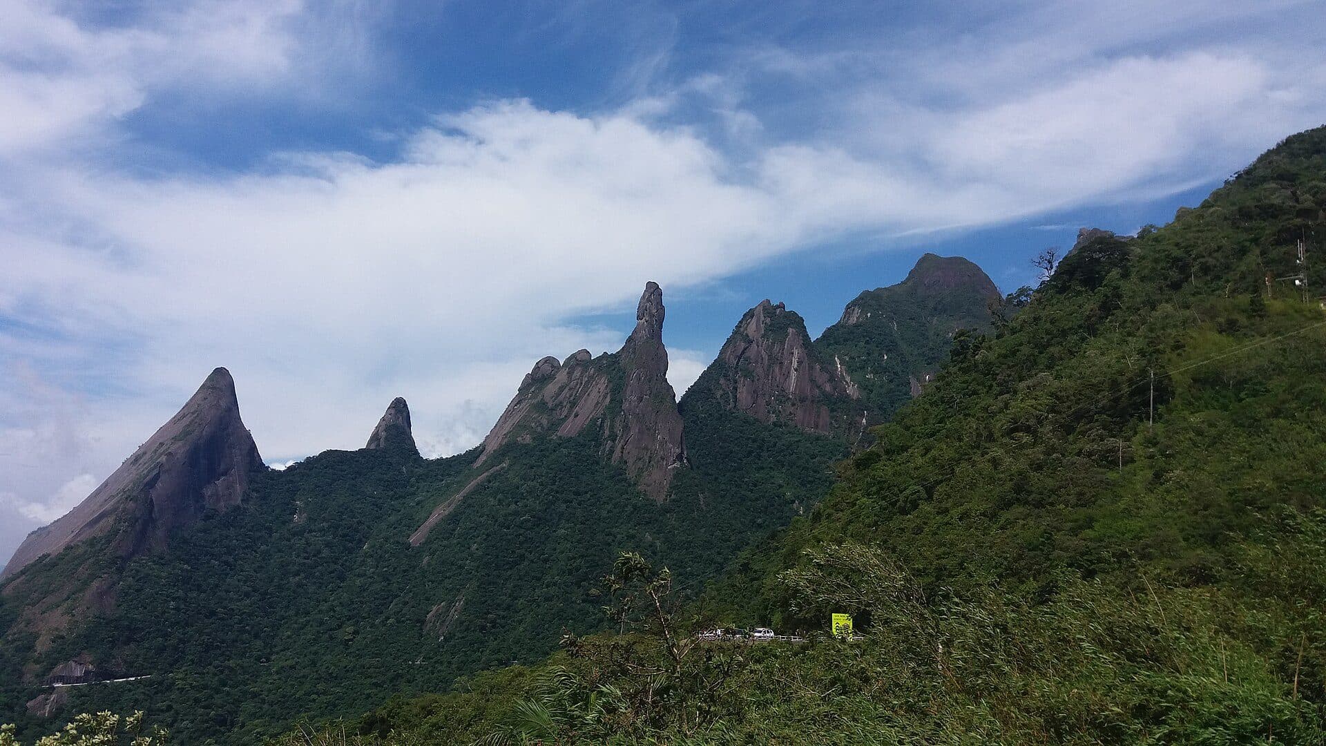 Vista panorâmica da paisagem a partir do Mirante do Soberbo