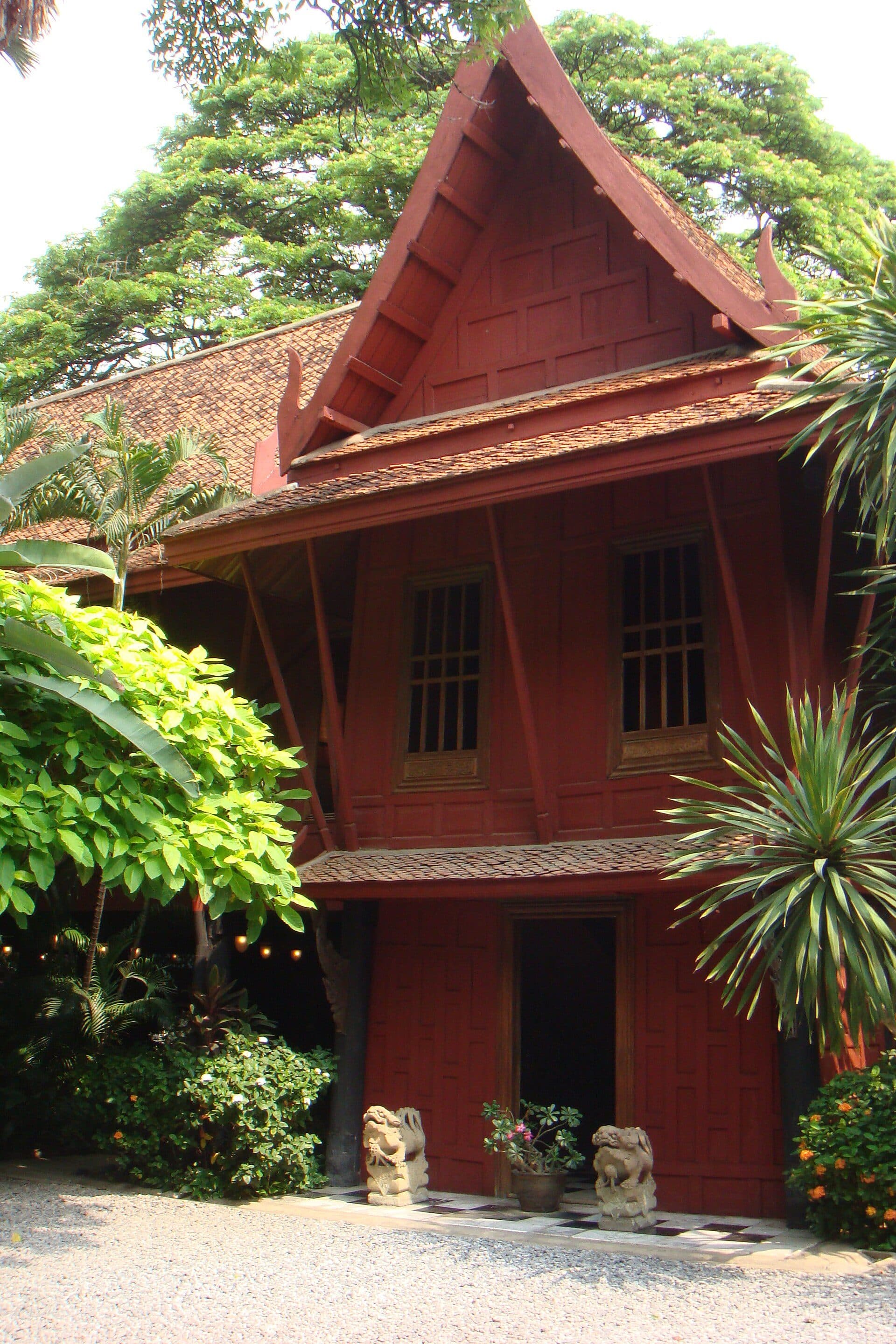 Vista da Jim Thompson House em Bangkok, Tailândia