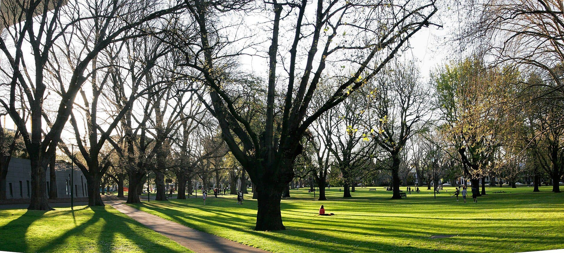 Vista panorâmica do Carlton Gardens