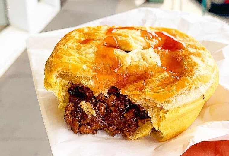 Torta de carne tradicional da culinária australiana