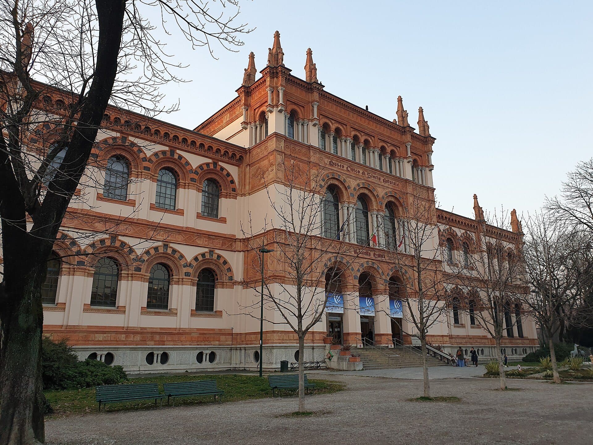 Fachada do Museo Civico di Storia Naturale de Milão
