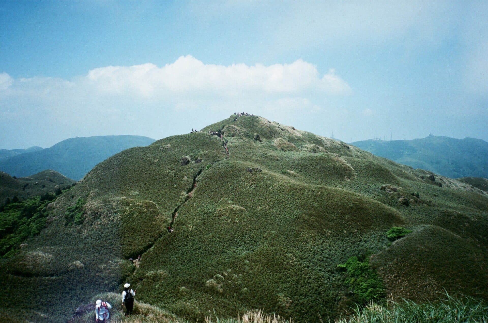 Vista da paisagem natural no Parque Nacional Yangmingshan