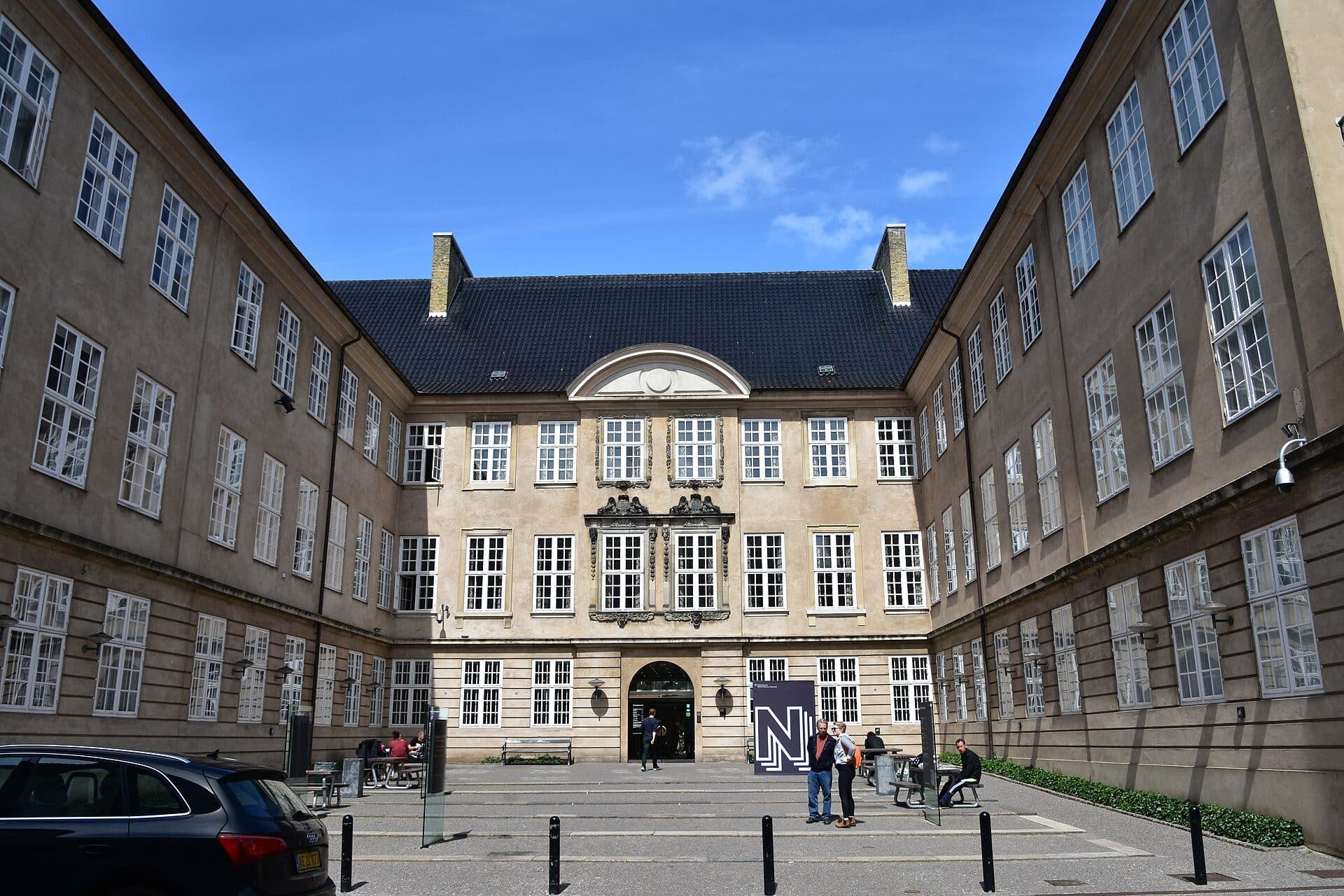 Vista do Museu Nacional da Dinamarca em Copenhague