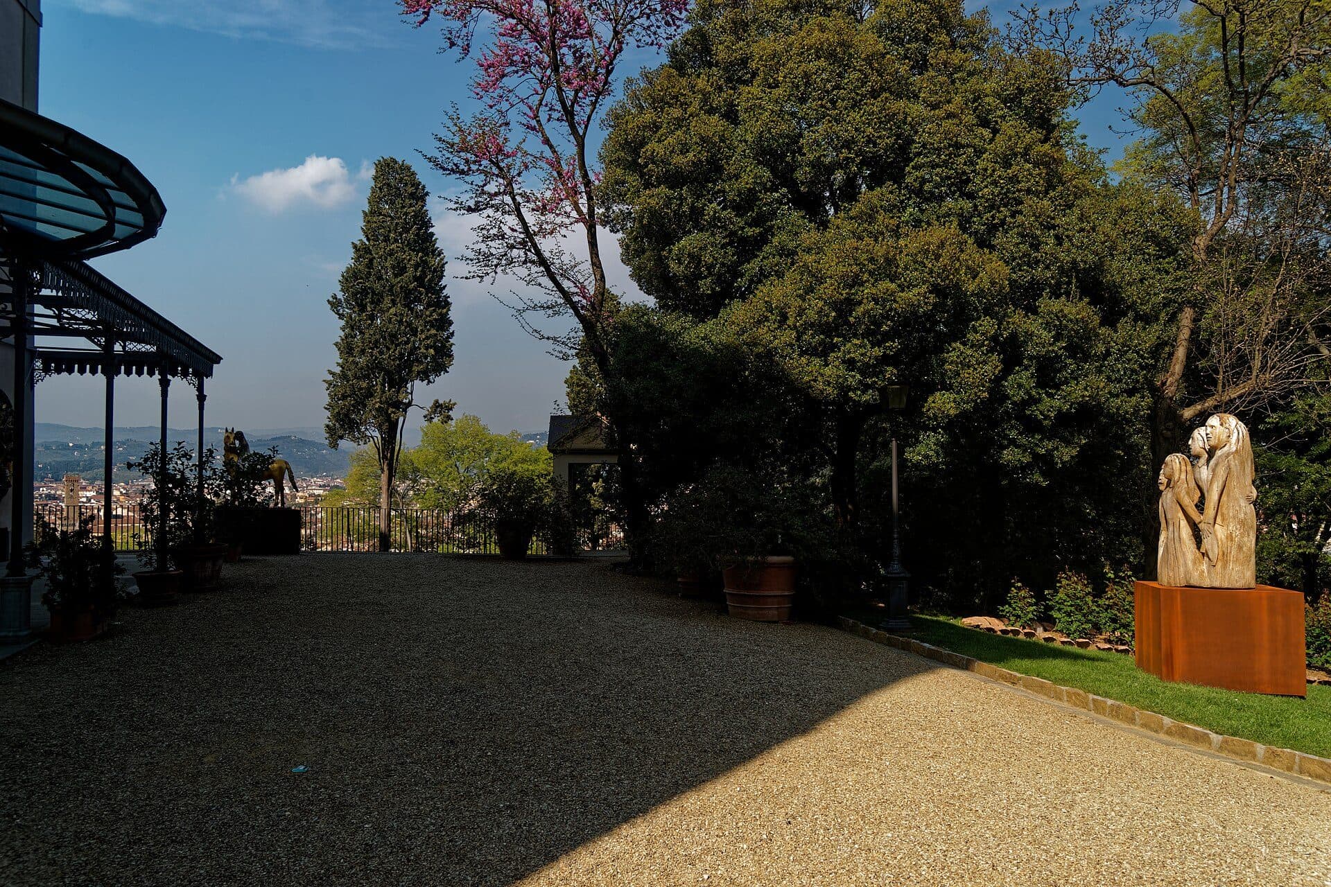 Vista do Giardino Bardini na cidade de Florença