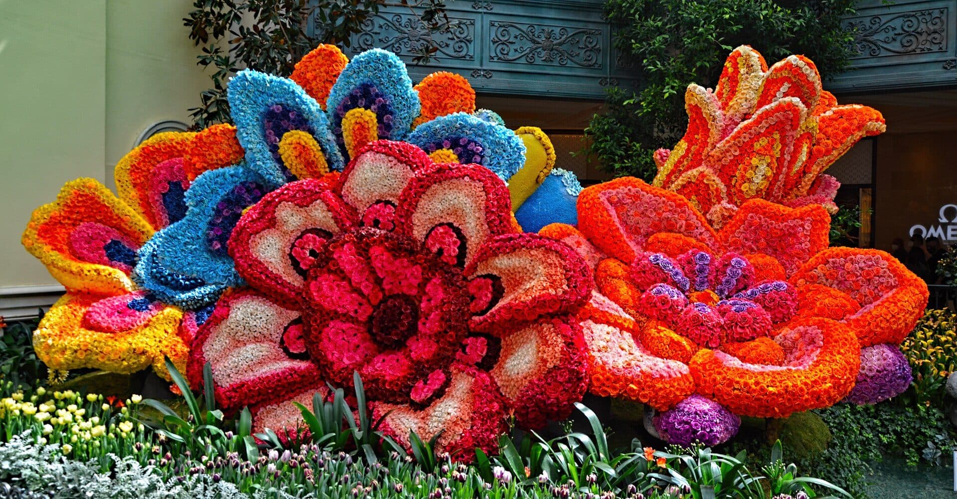 Exposição temática de primavera no Bellagio Conservatory & Botanical Gardens