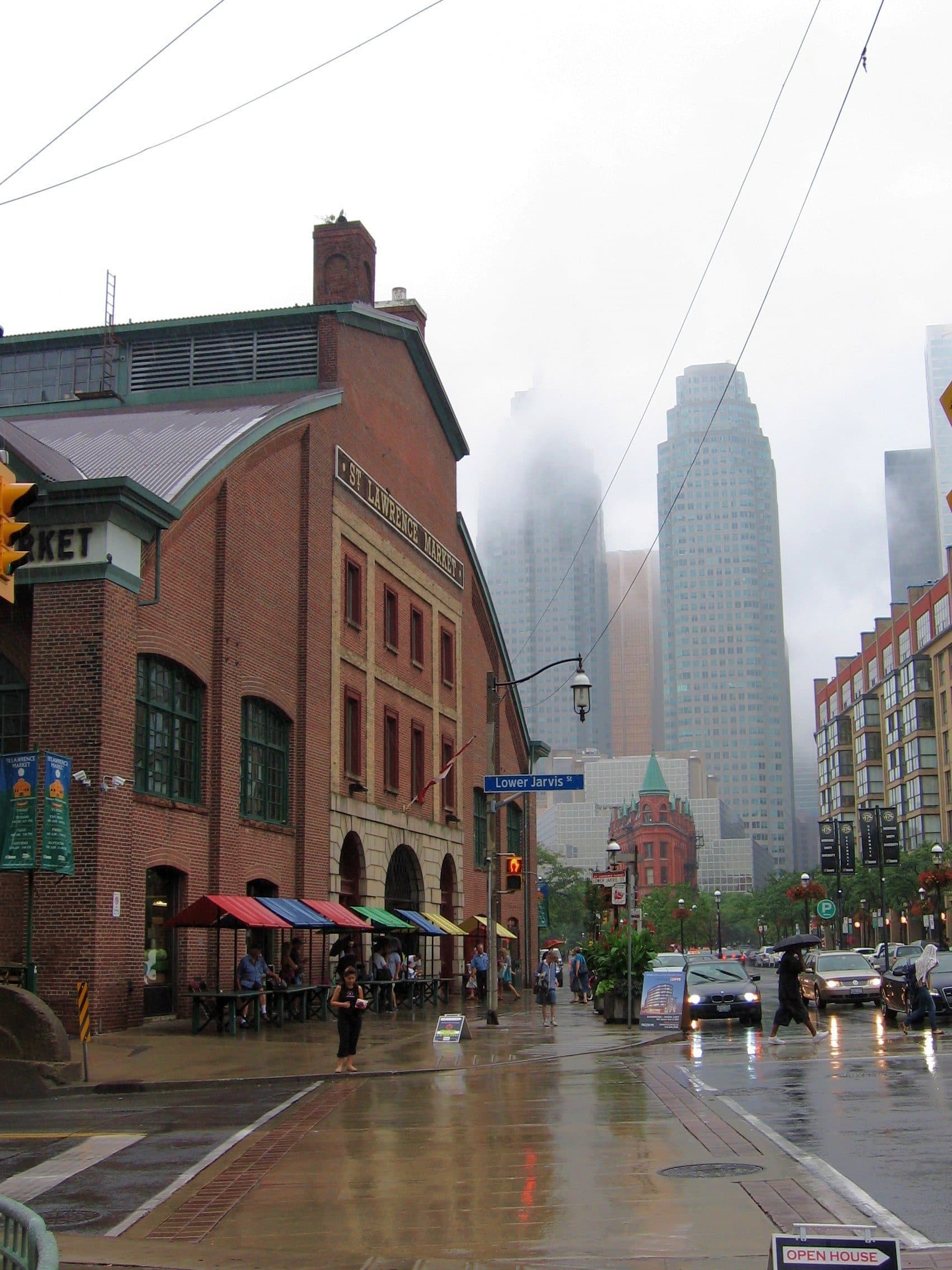 Vista do Mercado Saint Lawrence em Toronto