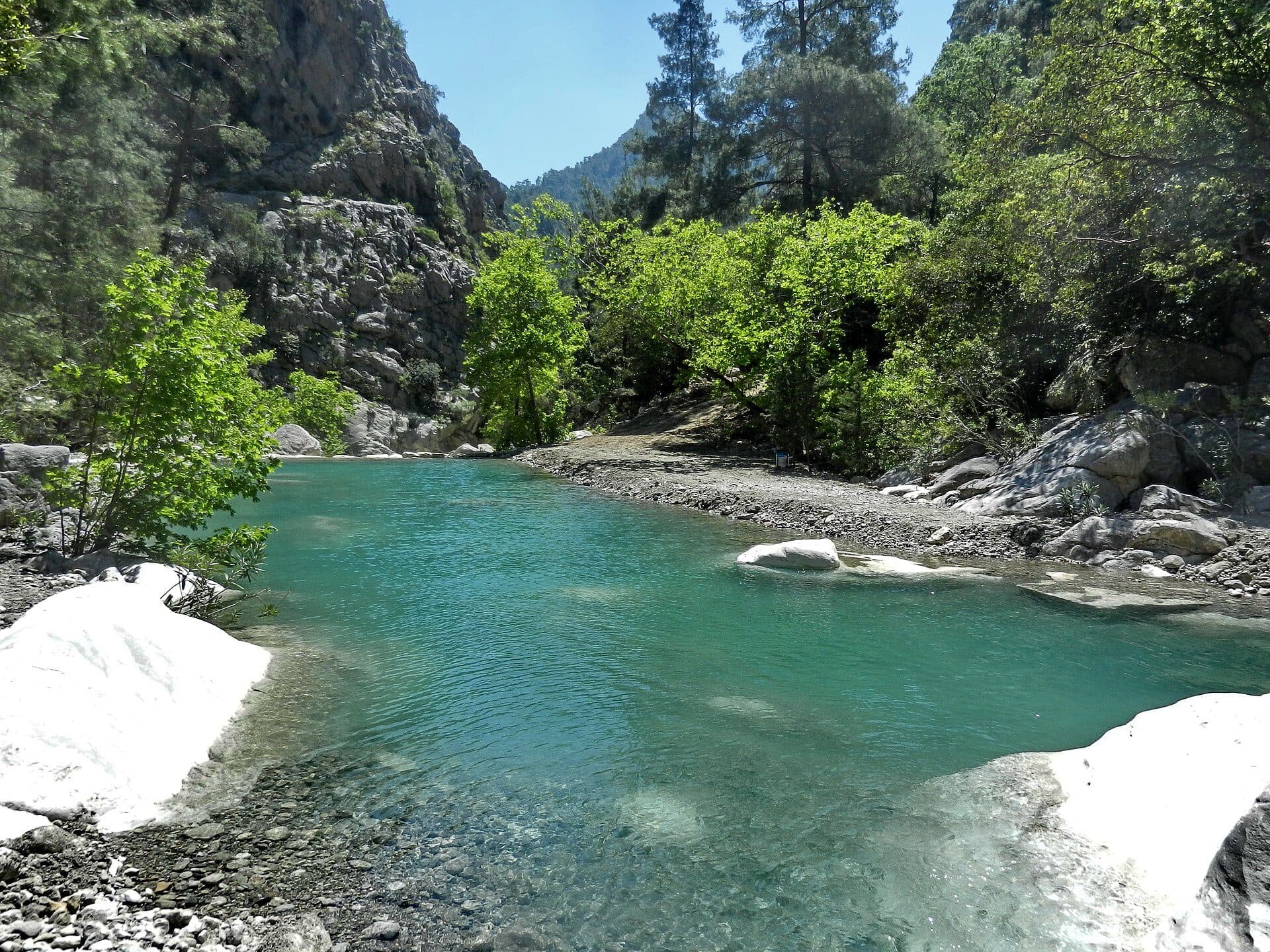 Vista da paisagem natural no Cânion de Göynük