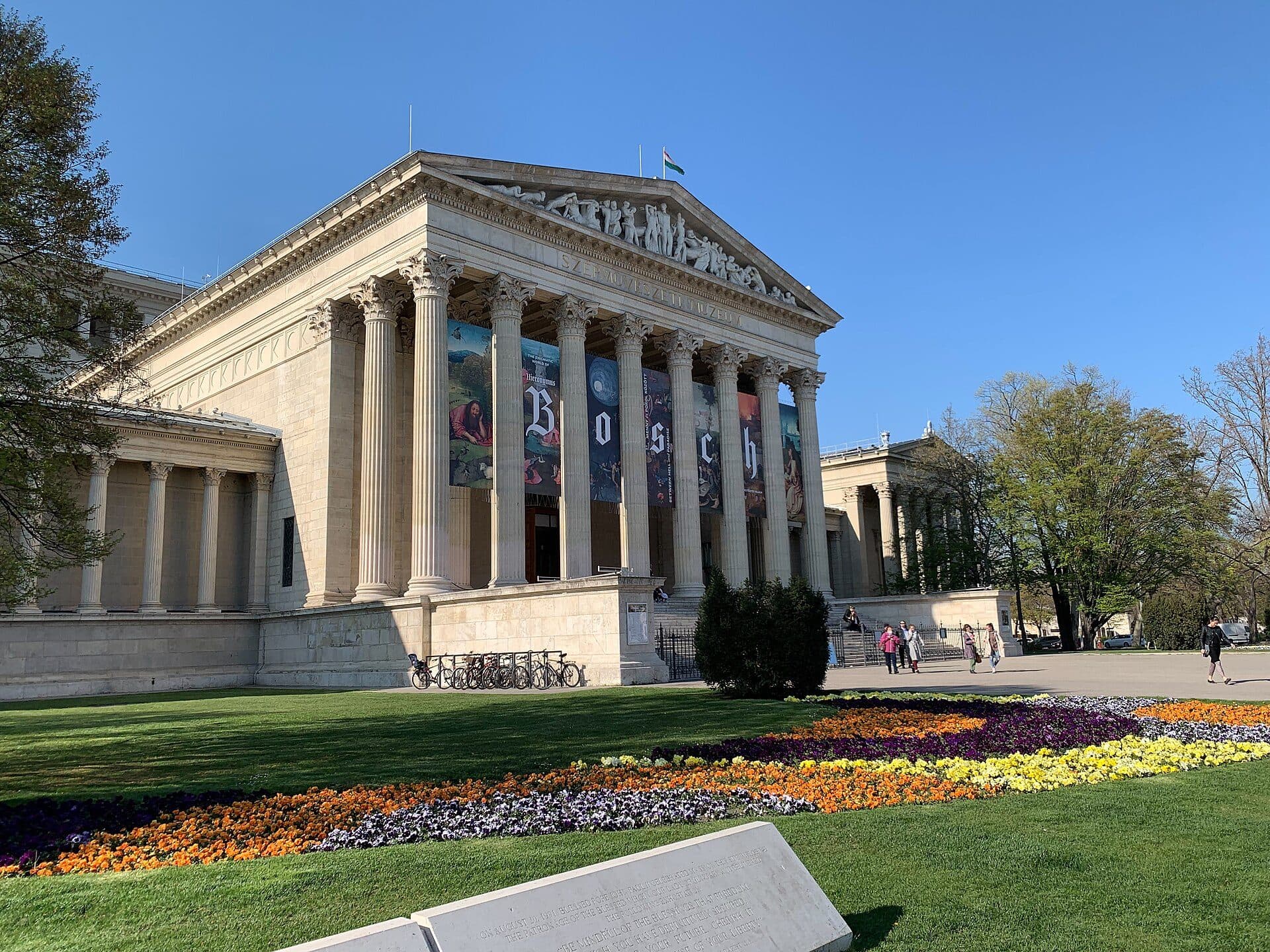Vista do Museu de Belas Artes de Budapeste