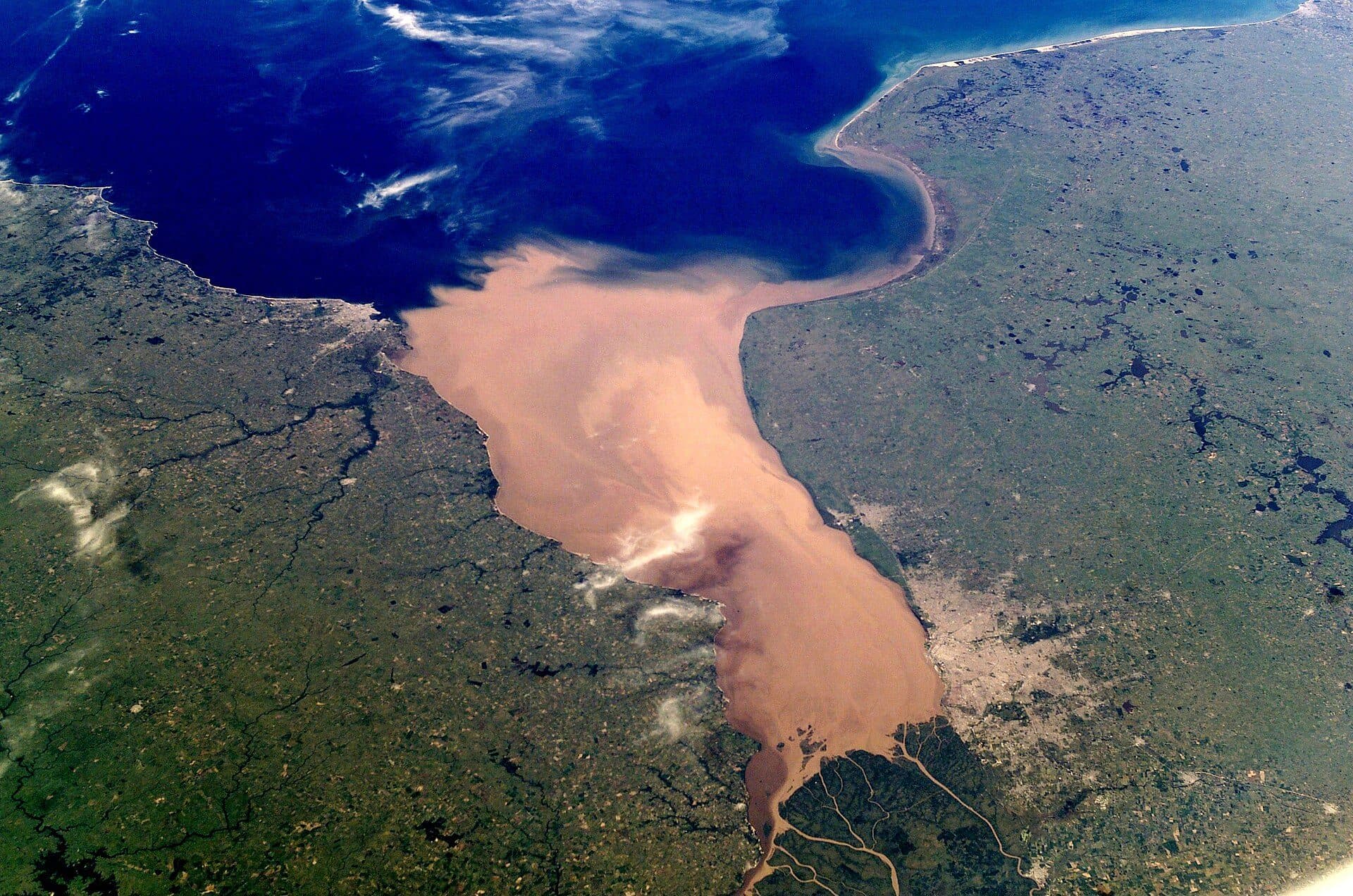 Vista do Rio de la Plata em Buenos Aires