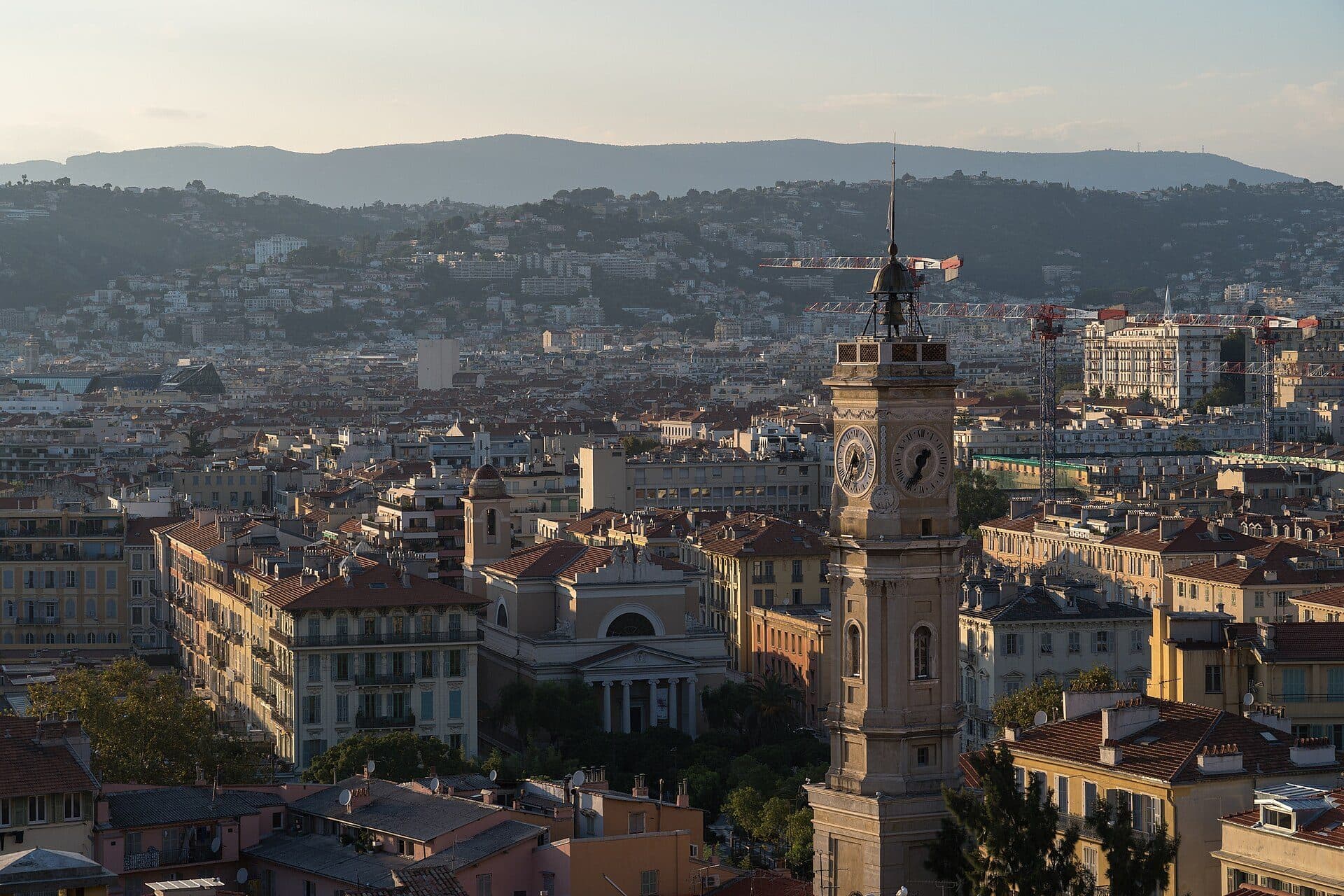 Vista panorâmica da cidade de Nice