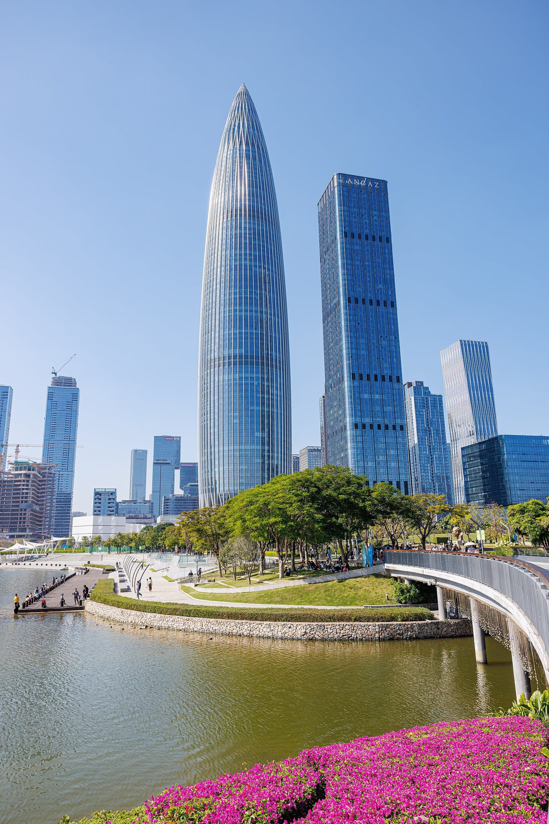 Vista de uma área do Shenzhen Talents Park